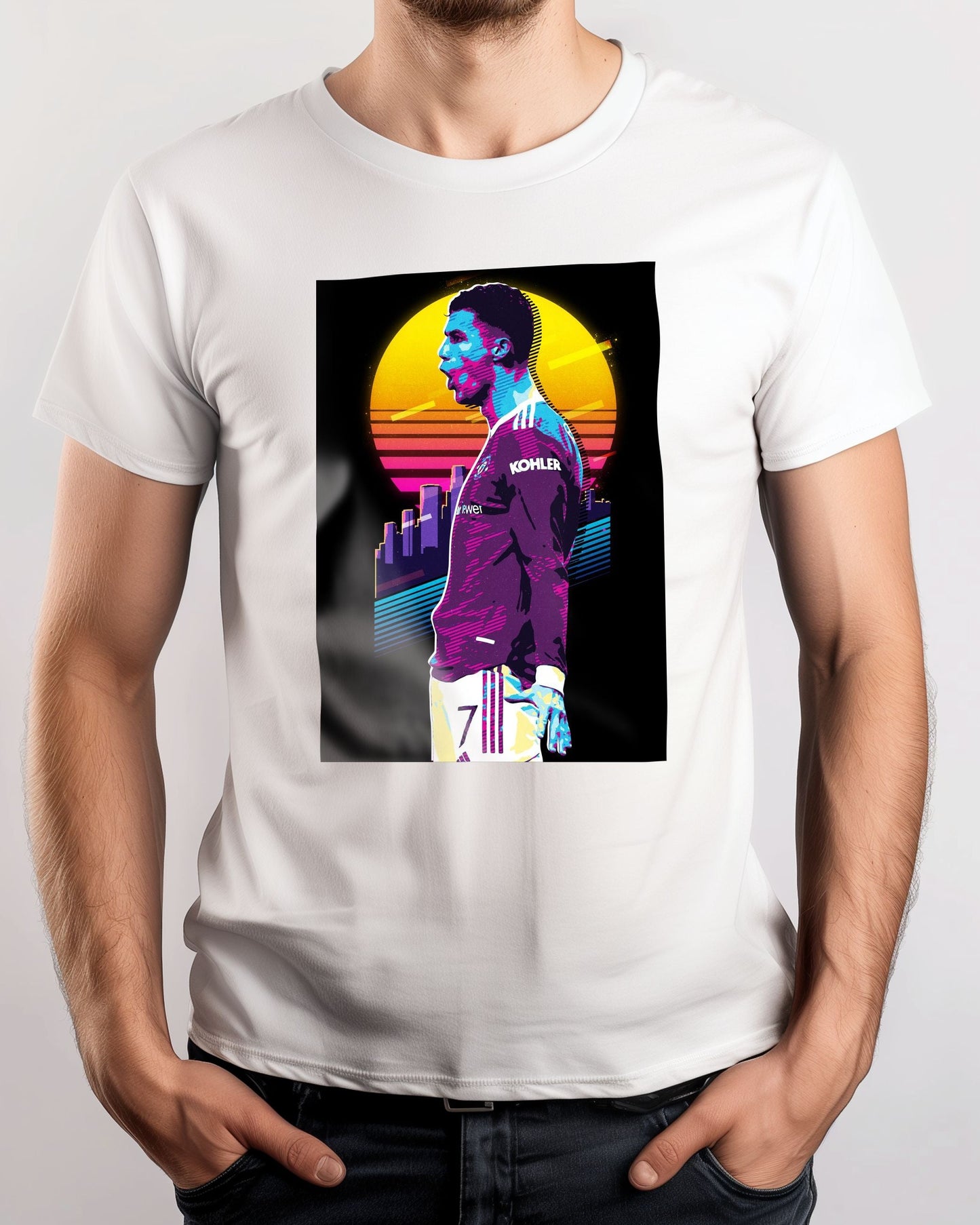 Tee Cr7 retro wave - @Sandy15