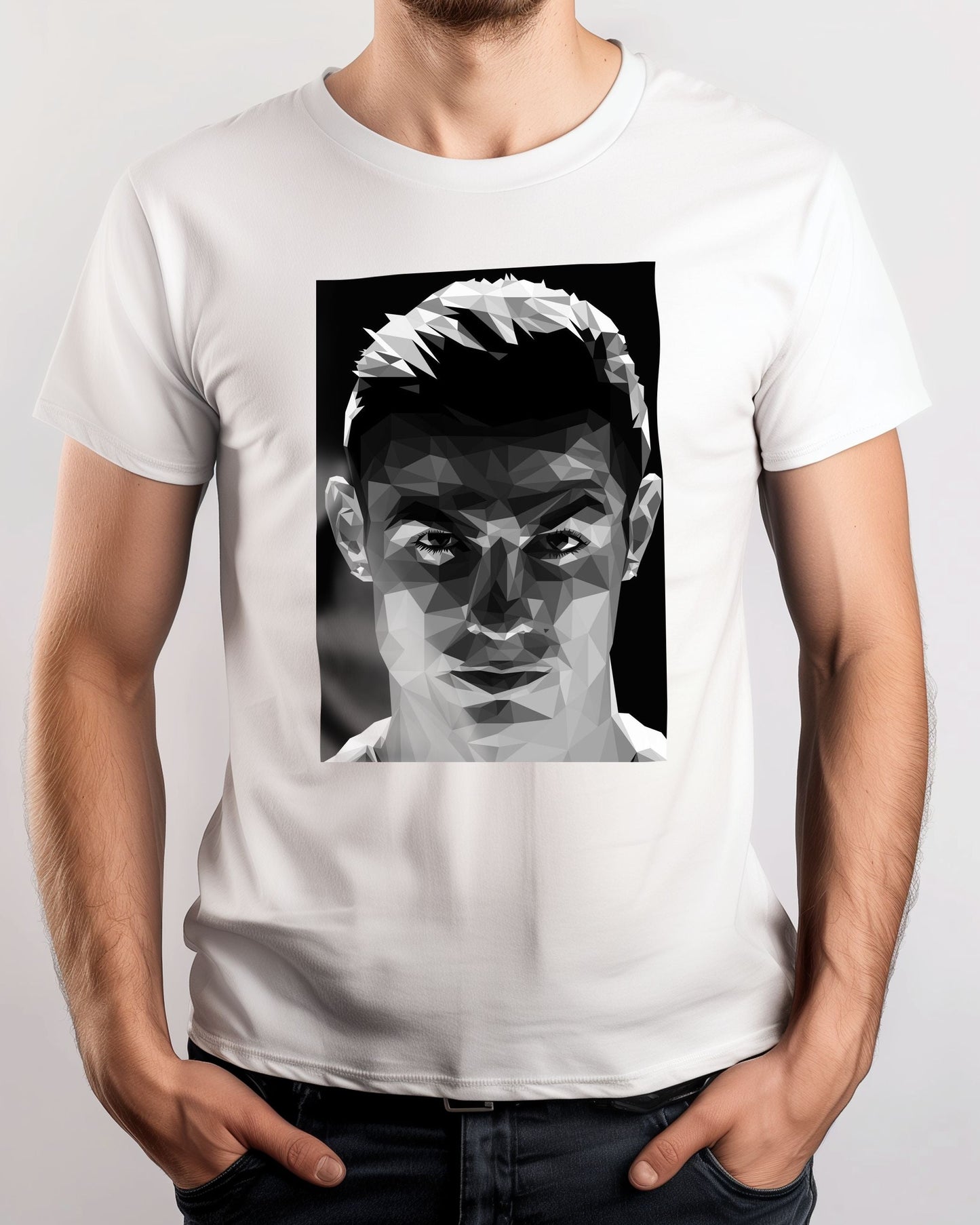 Tee Cristiano Ronaldo B & W  - @YanzGallery