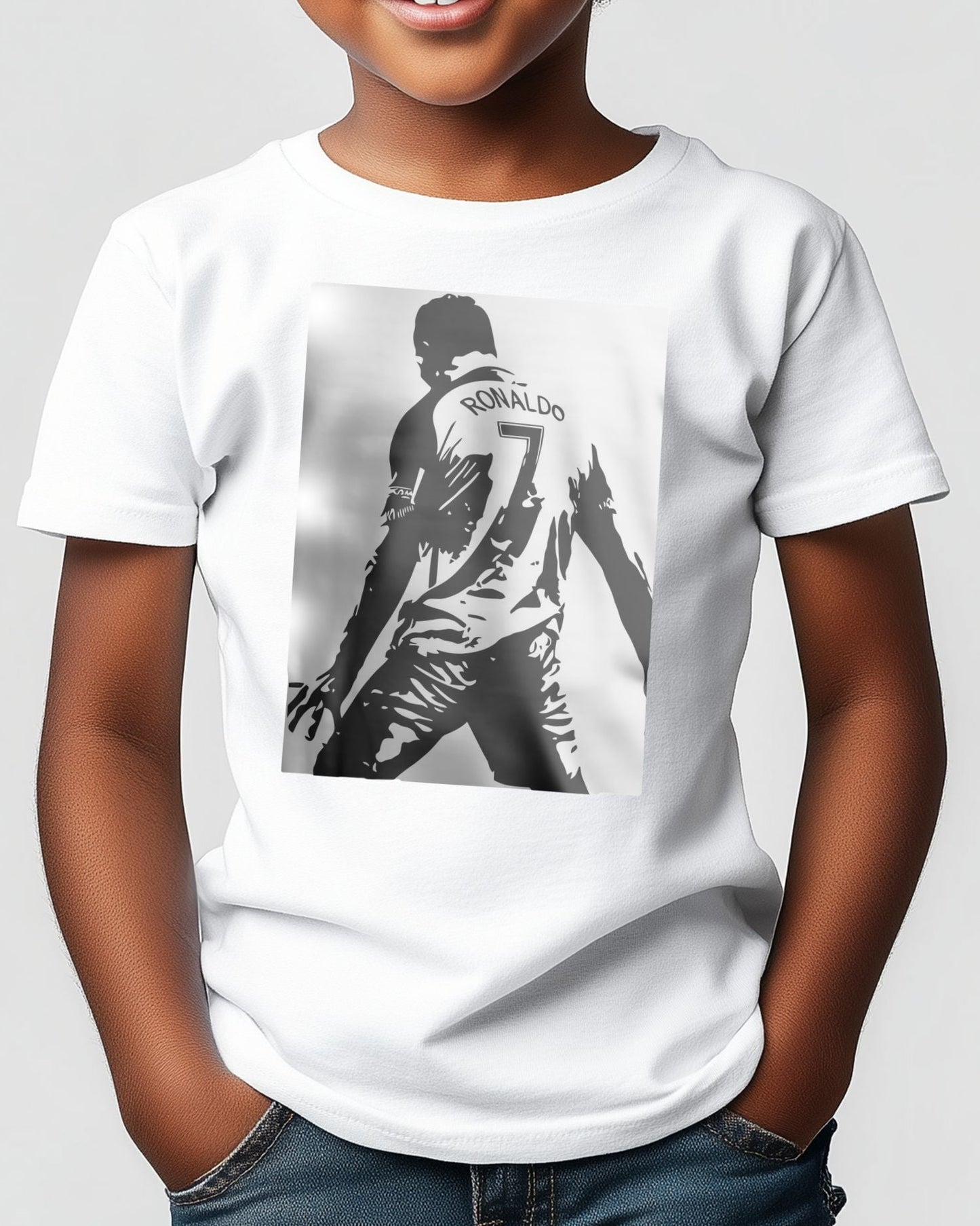 Tee Cristiano Ronaldo B&W - @Hollycube
