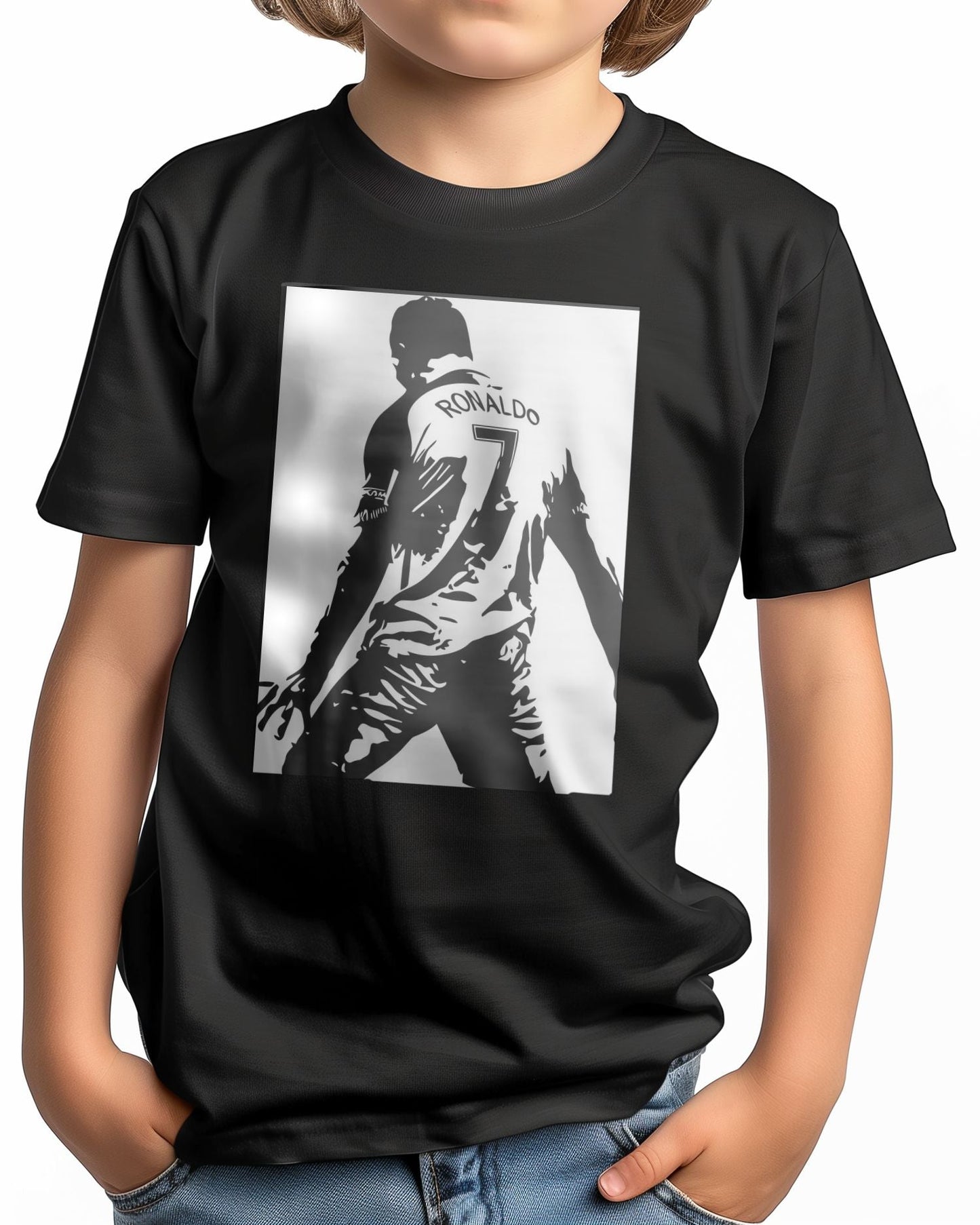 Tee Cristiano Ronaldo B&W - @Hollycube