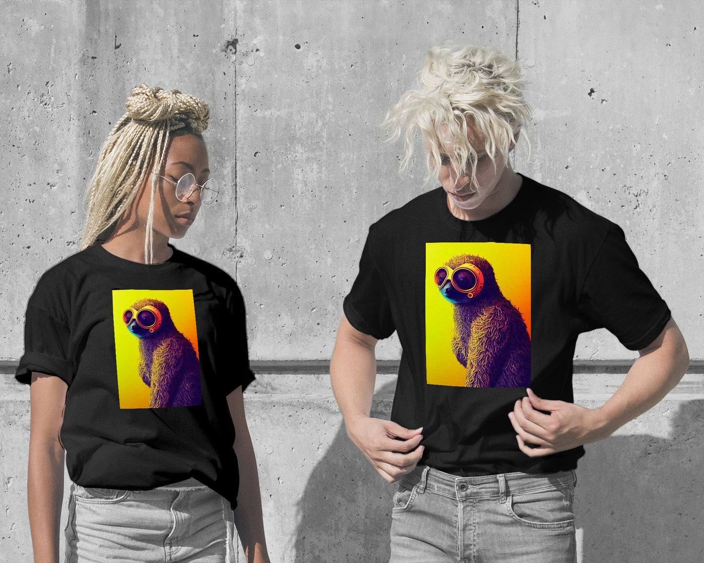 T-Shirt-Cute sloth portrait - @Artnesia-wow.fan
