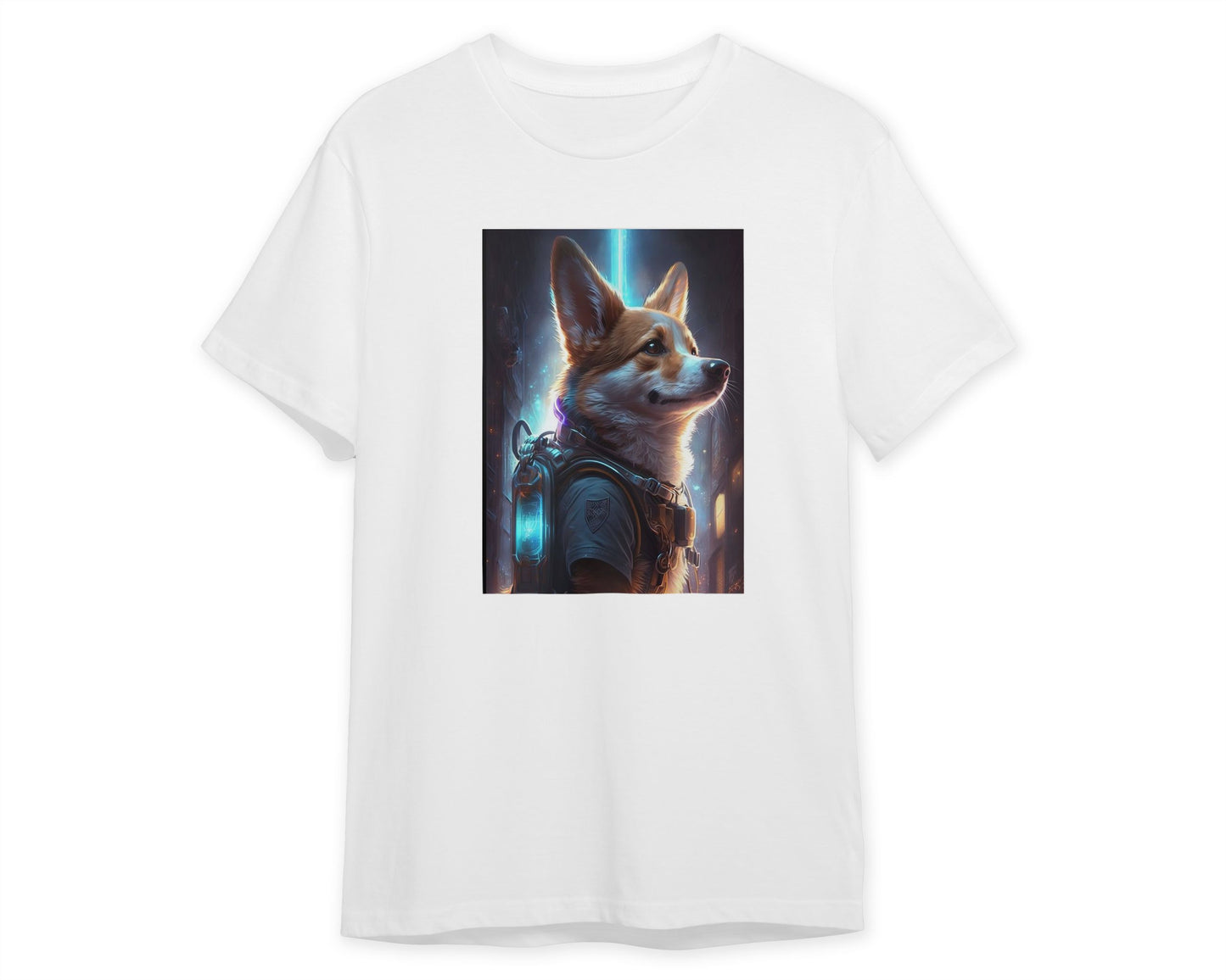 Cyberpunk Corgi Dog 2 - @Sagitarius