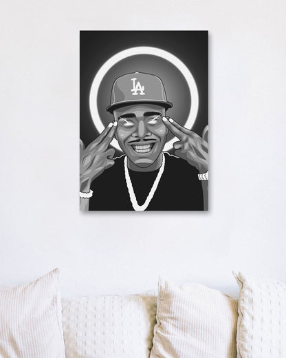 Dababy BnW Rapper - @ColorizeStudio