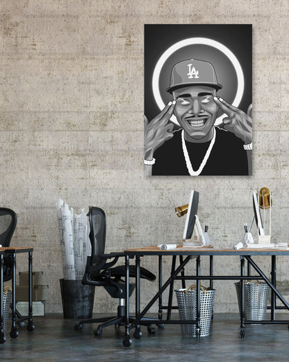 Dababy BnW Rapper - @ColorizeStudio