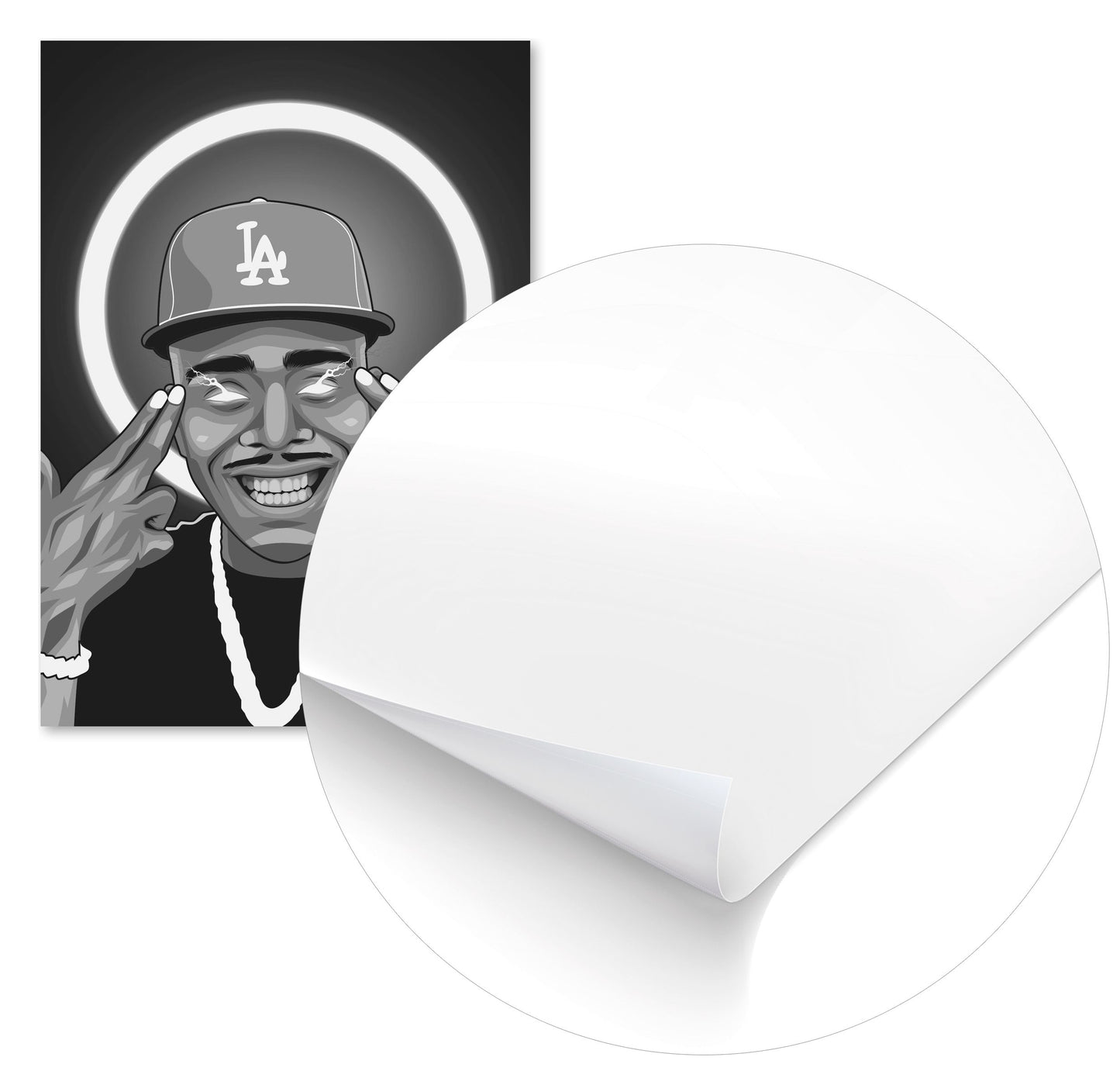 Dababy BnW Rapper - @ColorizeStudio