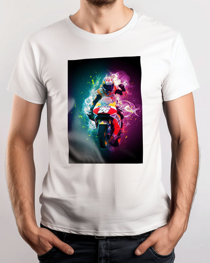 Tee dani pedrosa the legend of motogp in digital art - @Baracca