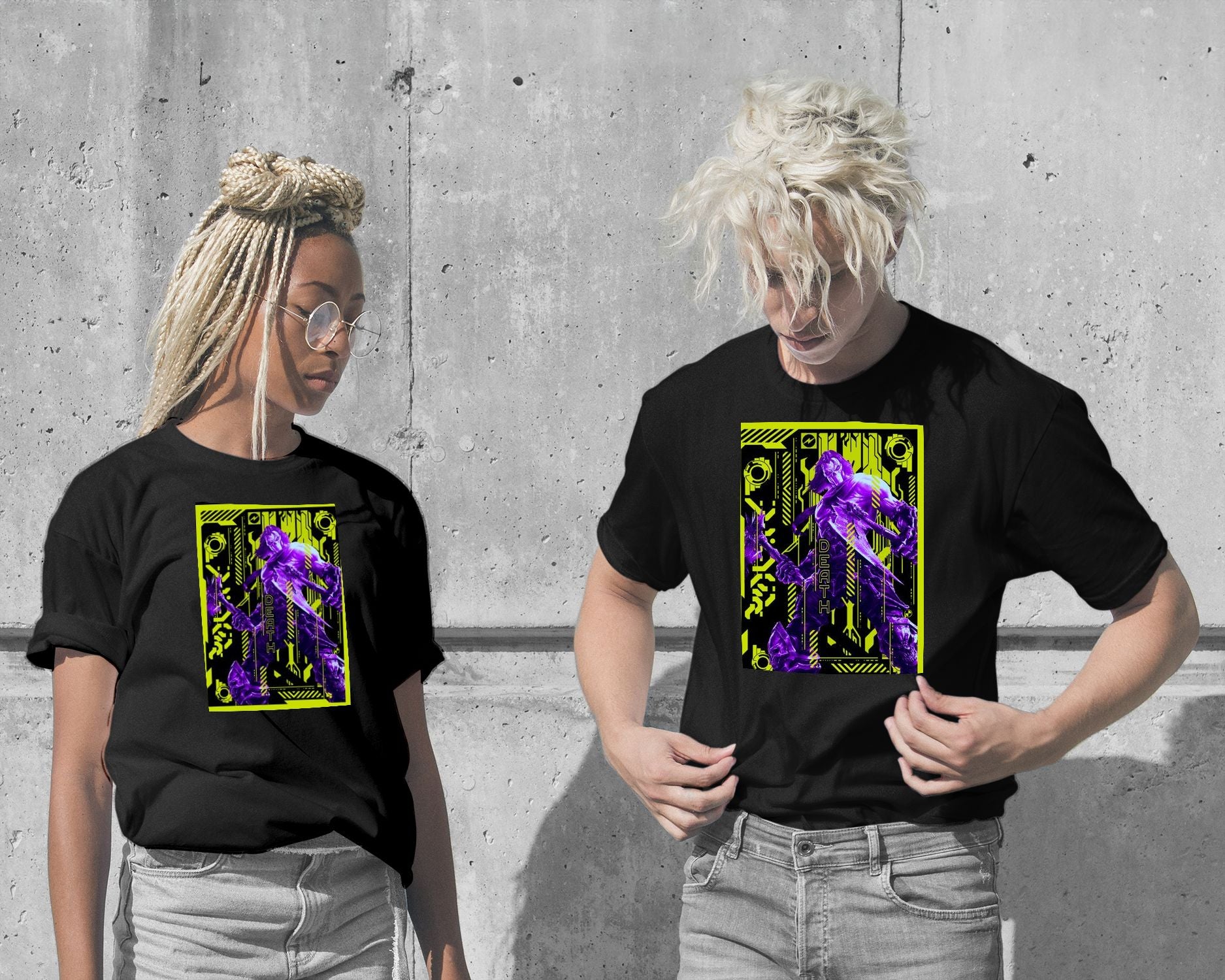 T-Shirt-Darksidesr 2 Death Cyberpunk - @SyanArt-wow.fan