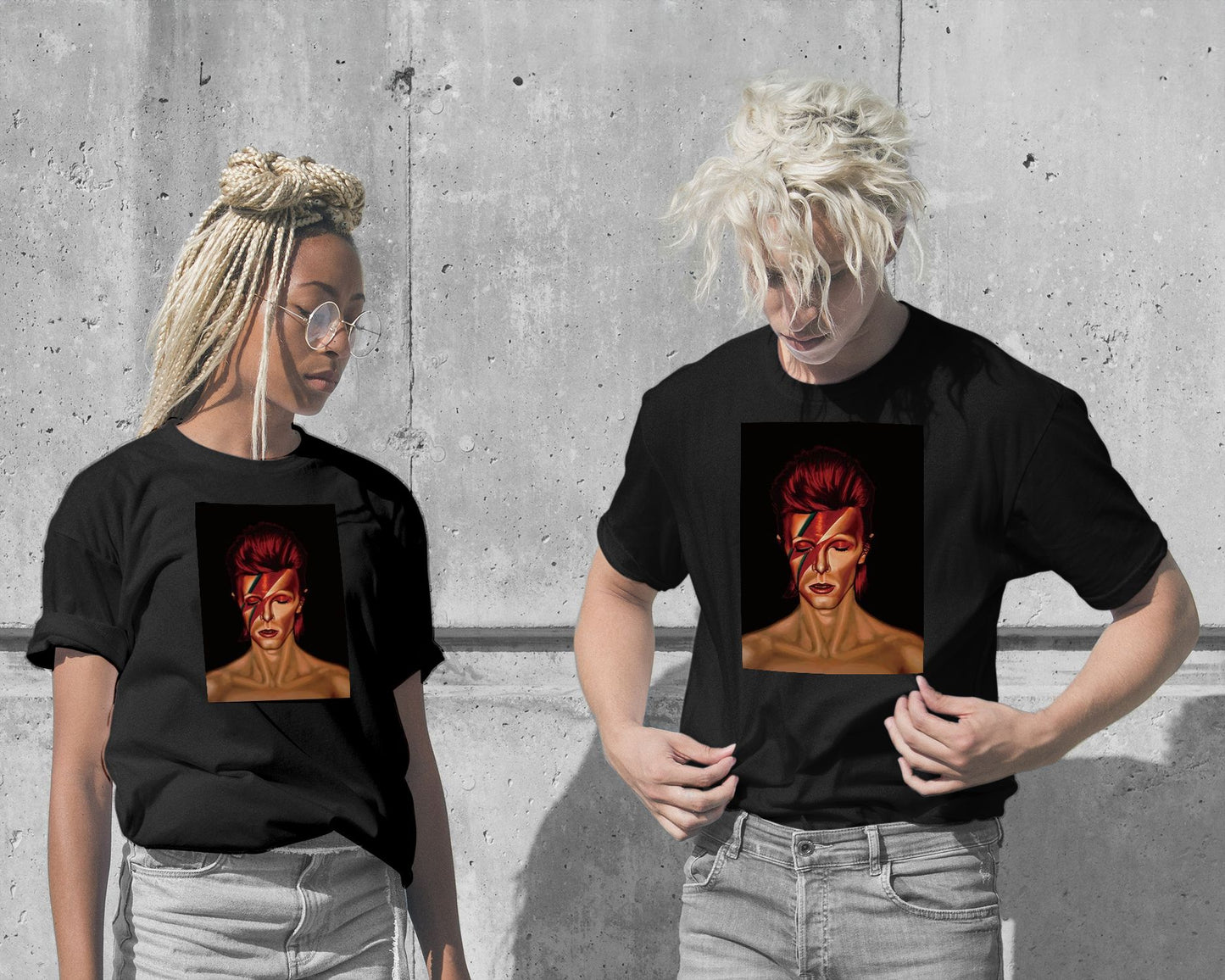 T-Shirt-David Bowie 3 - @Eastonpoison-wow.fan