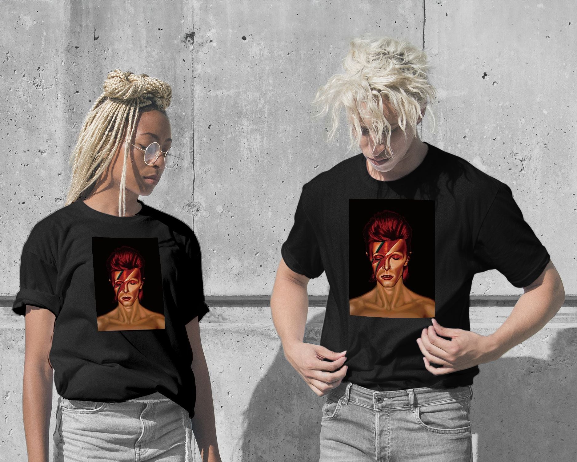 T-Shirt-David Bowie 3 - @Eastonpoison-wow.fan
