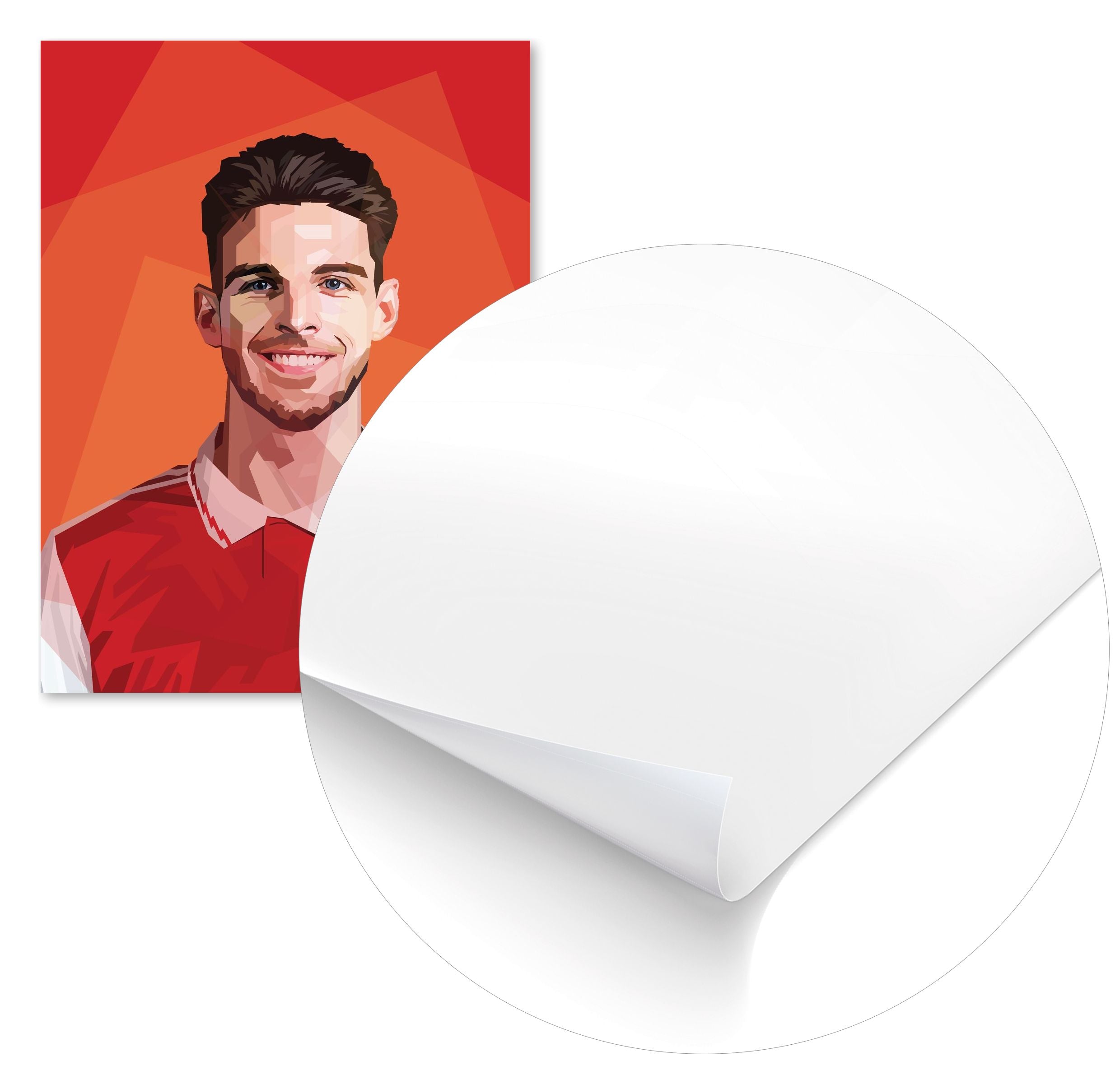 Declan Rice arsenal In Vector Art - @Hanafi - Buy illustrations and ...