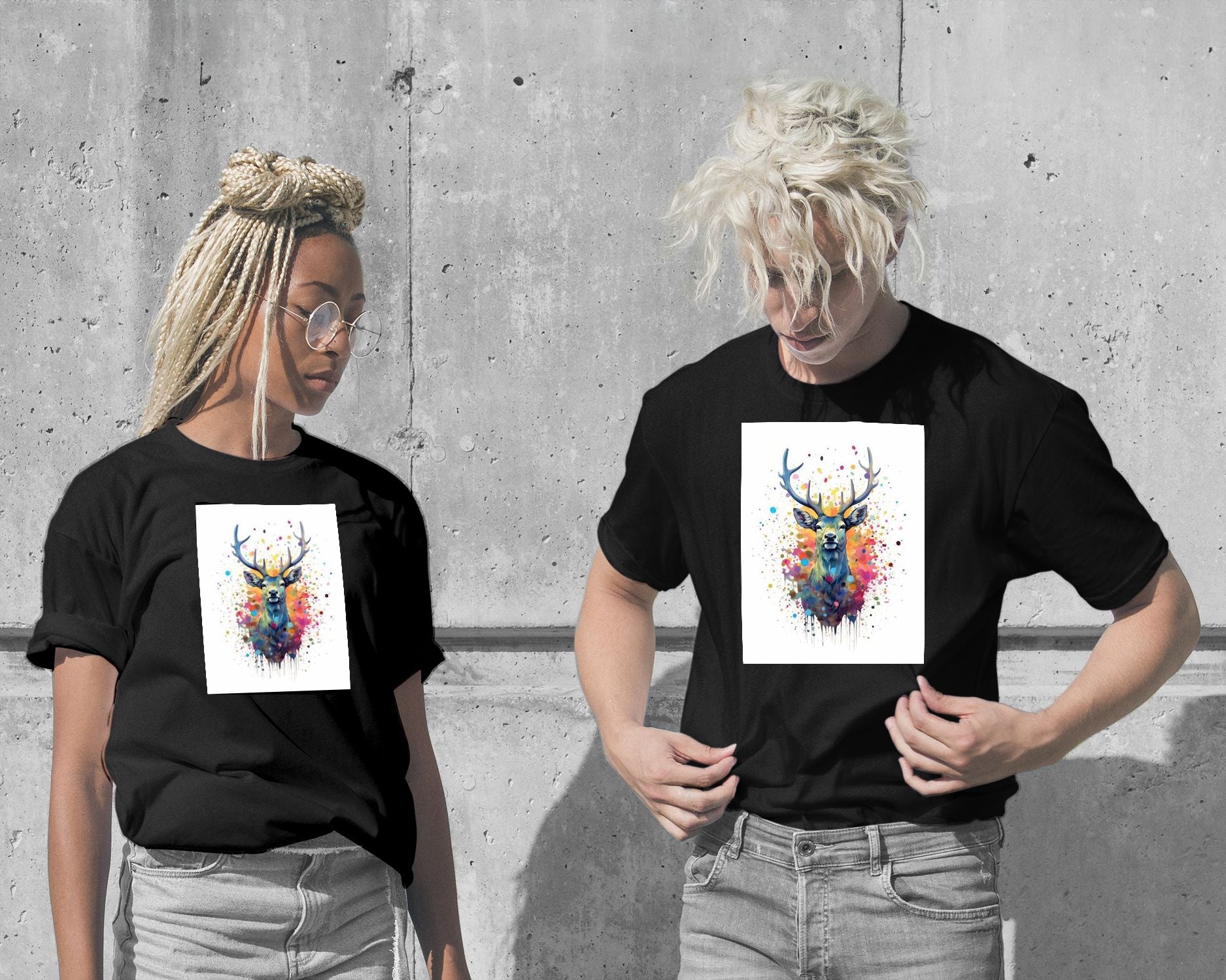 T-Shirt-Deer head - @Mobilunik-wow.fan