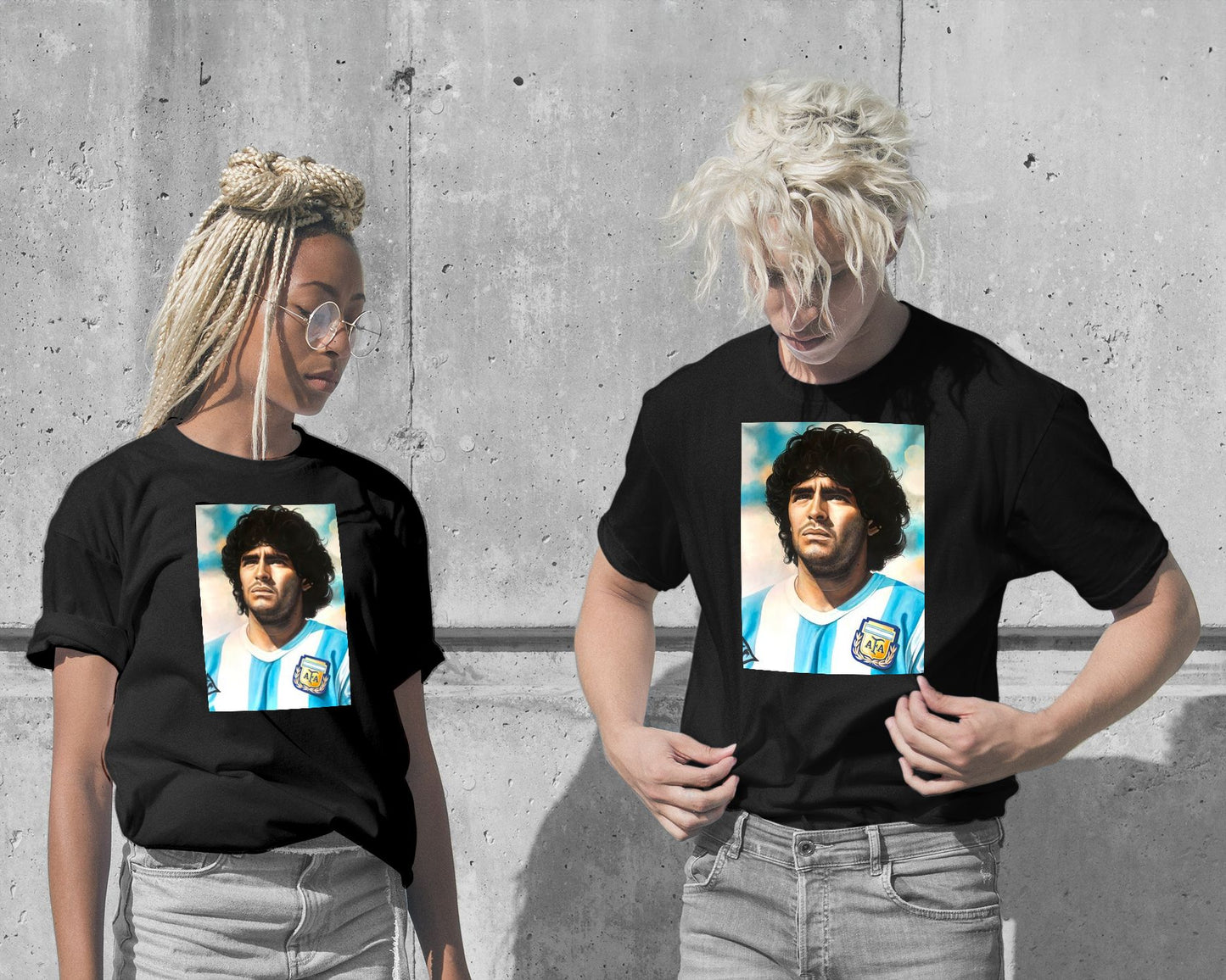 T-Shirt-Diego Maradona - @Windriani-wow.fan