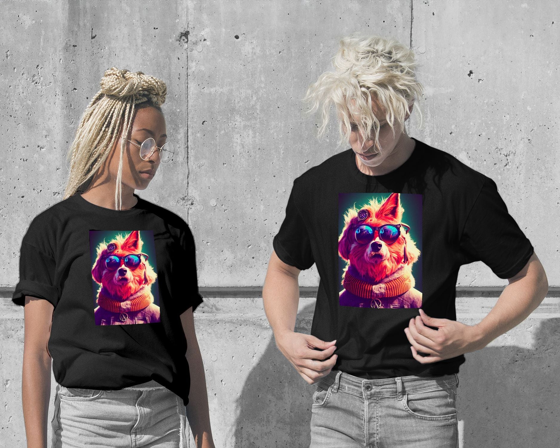 T-Shirt-Dog atompunk - @Artnesia-wow.fan