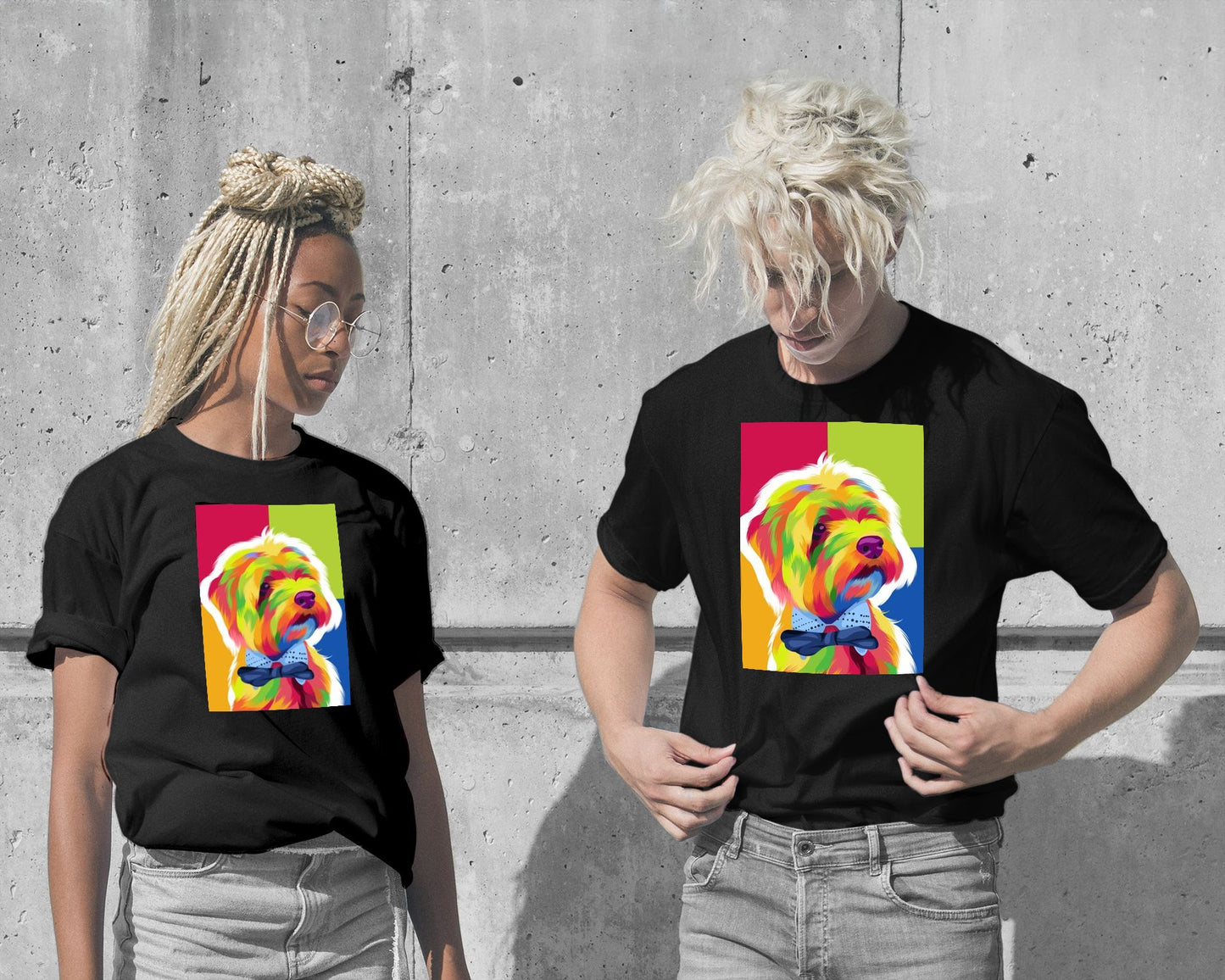 T-Shirt-dogs pop art - @BODAG-wow.fan