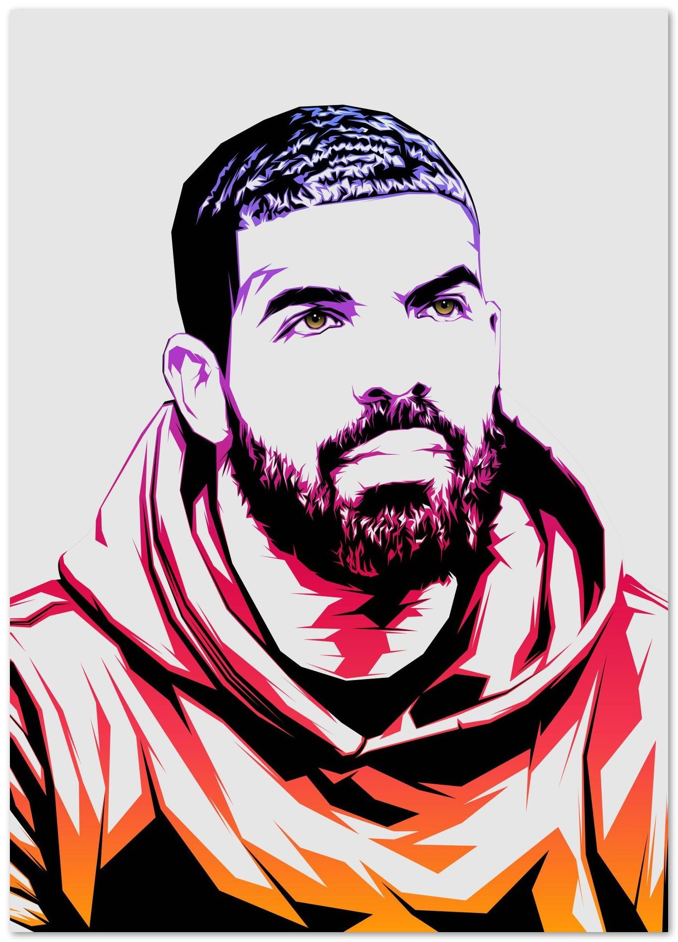 Drake Color Inversion Drake Color Art - @LuckyDream - Buy illustrations and artworks made by ...