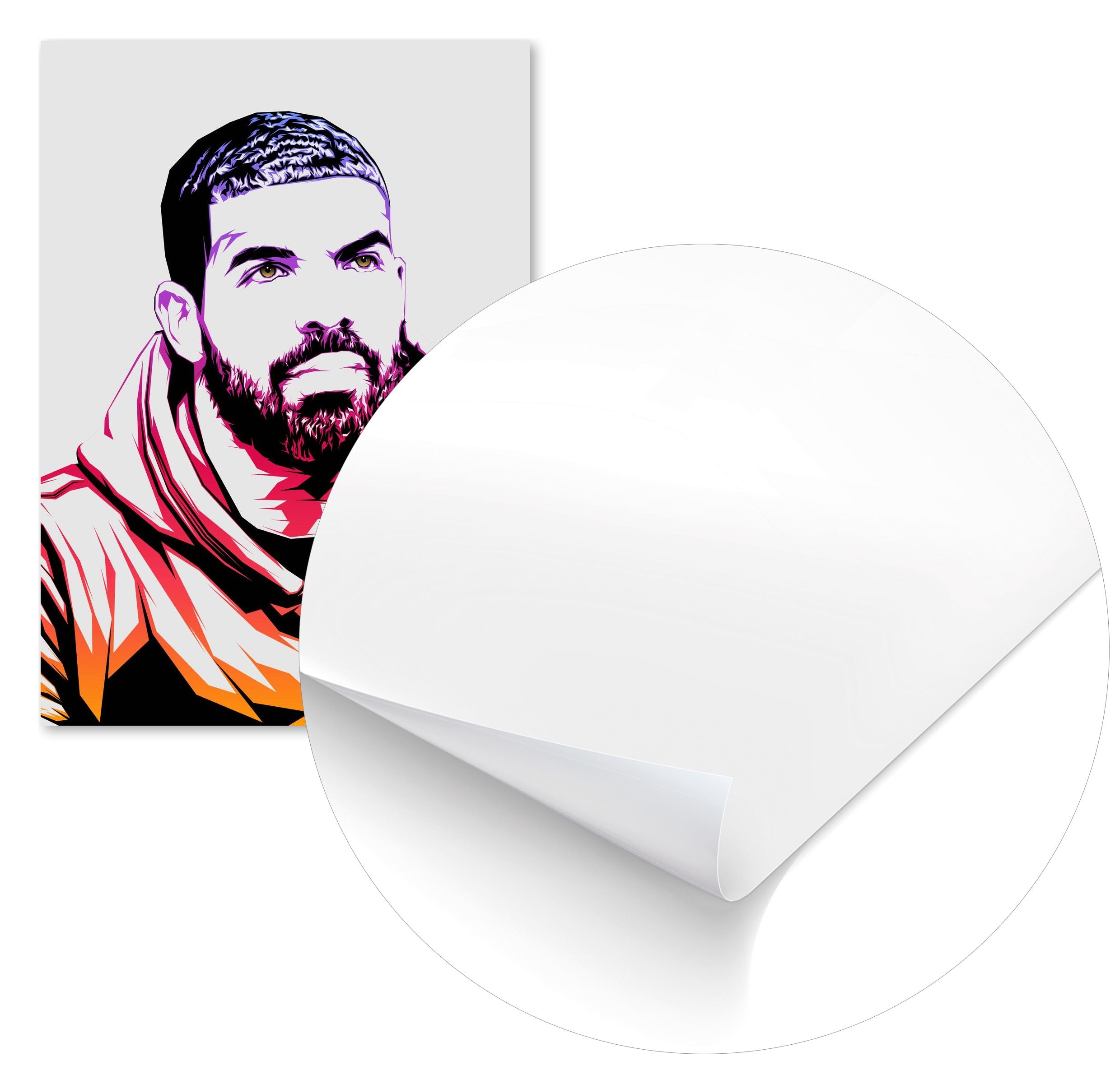 Drake Color Inversion Drake Color Art - @LuckyDream - Buy illustrations and artworks made by ...
