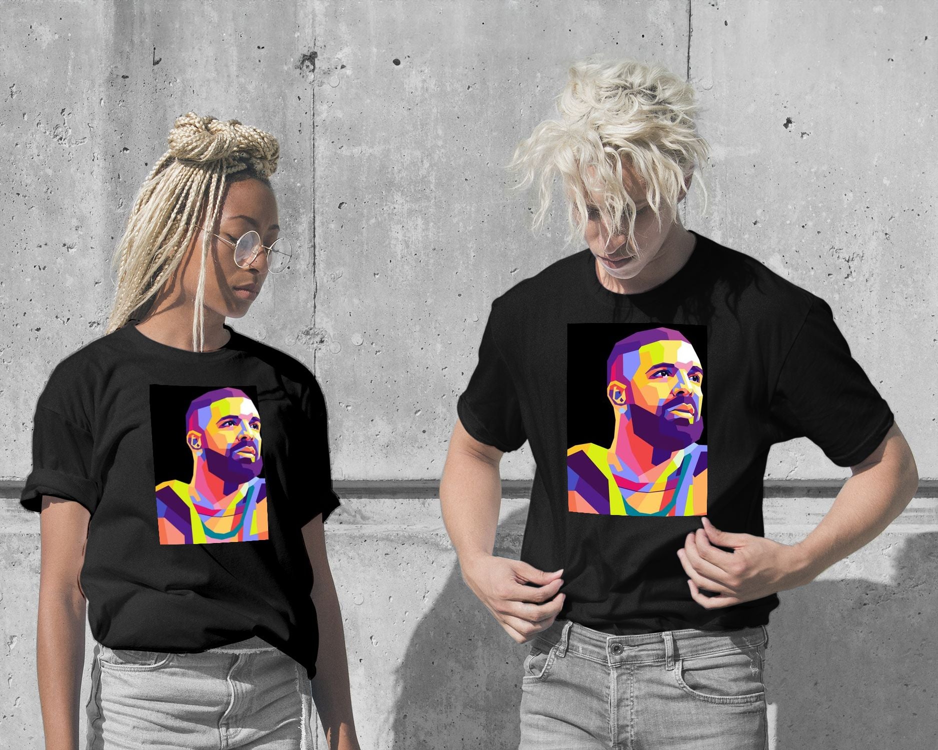 T-Shirt-drake pop art 1 - @hikenthree-wow.fan