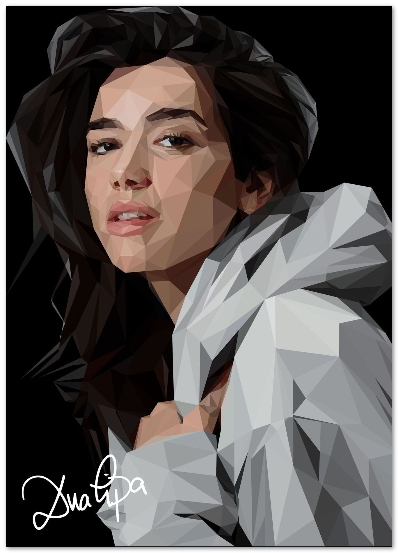 dua lipa fan art - @Artnesia