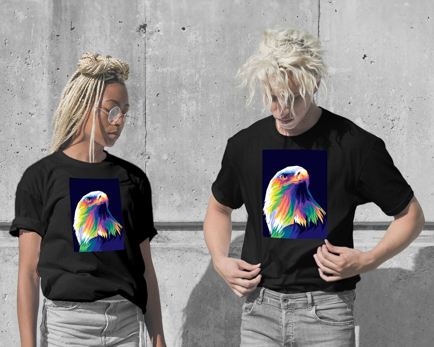 T-Shirt-Eagle Pop Art - @WpapArtist-wow.fan