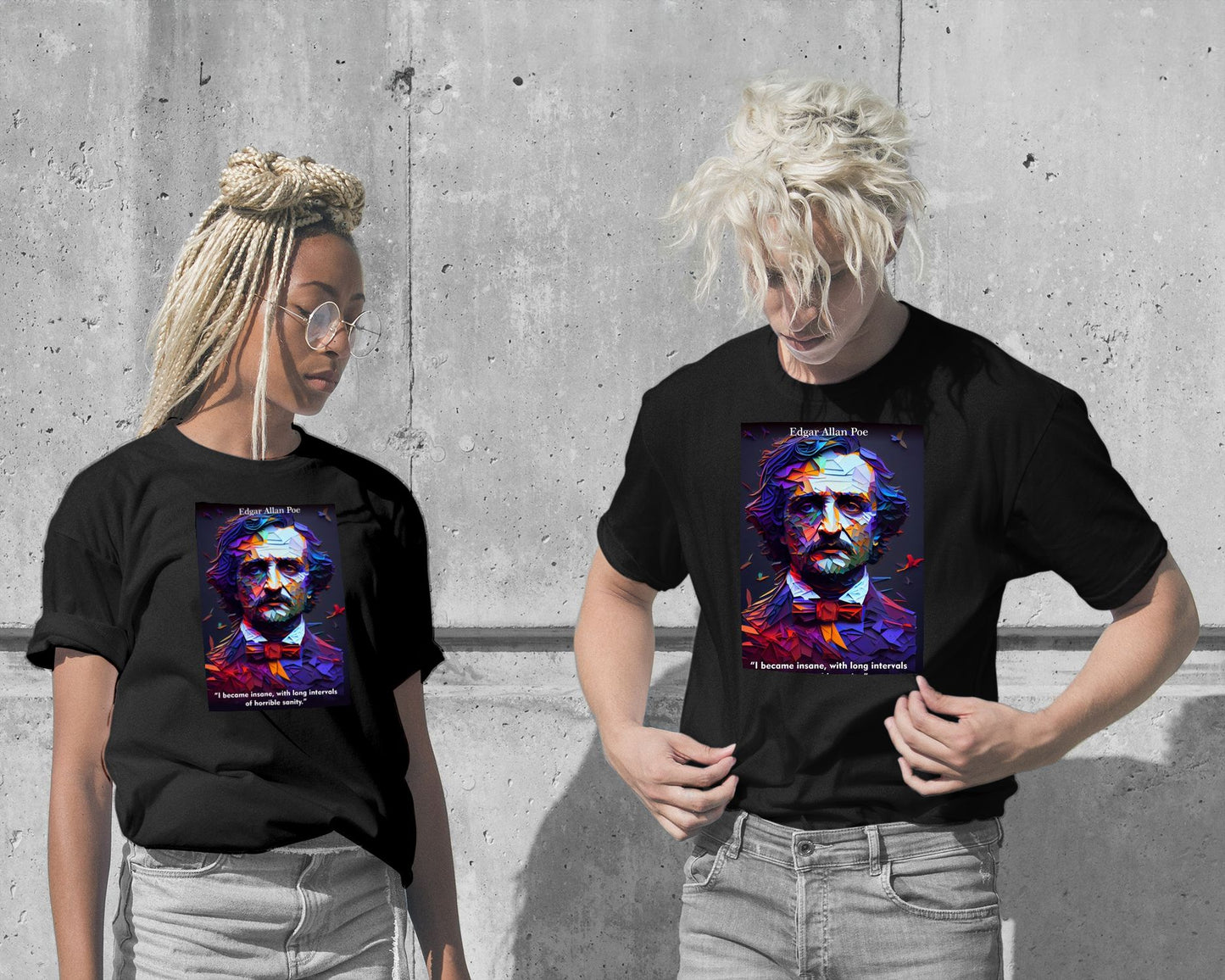 T-Shirt-Edgar Allan Poe Quotes - @WpapArtist-wow.fan