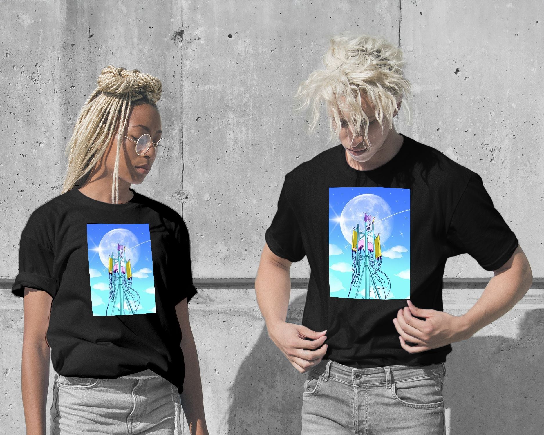 T-Shirt-electric tower aesthetic - @beautifulday-wow.fan