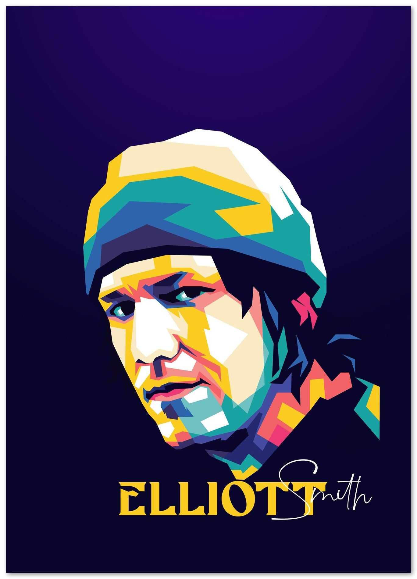 Elliot Smith wpap pop art - @wpapmalang