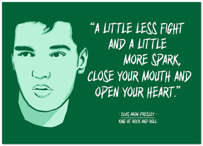 ELVIS PRESLEY ILLUSTRATION QUOTES - @RAMRAMCLUB