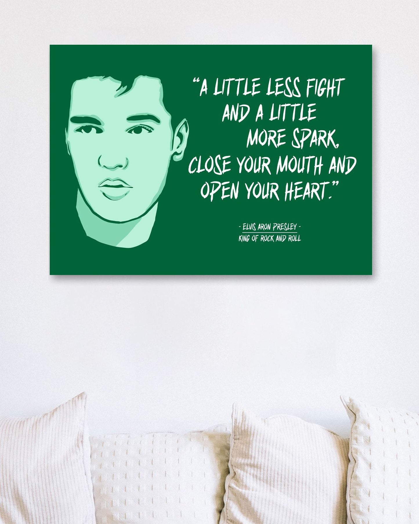 ELVIS PRESLEY ILLUSTRATION QUOTES - @RAMRAMCLUB