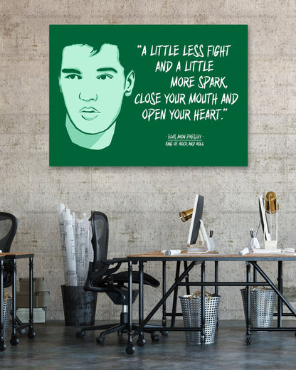 ELVIS PRESLEY ILLUSTRATION QUOTES - @RAMRAMCLUB