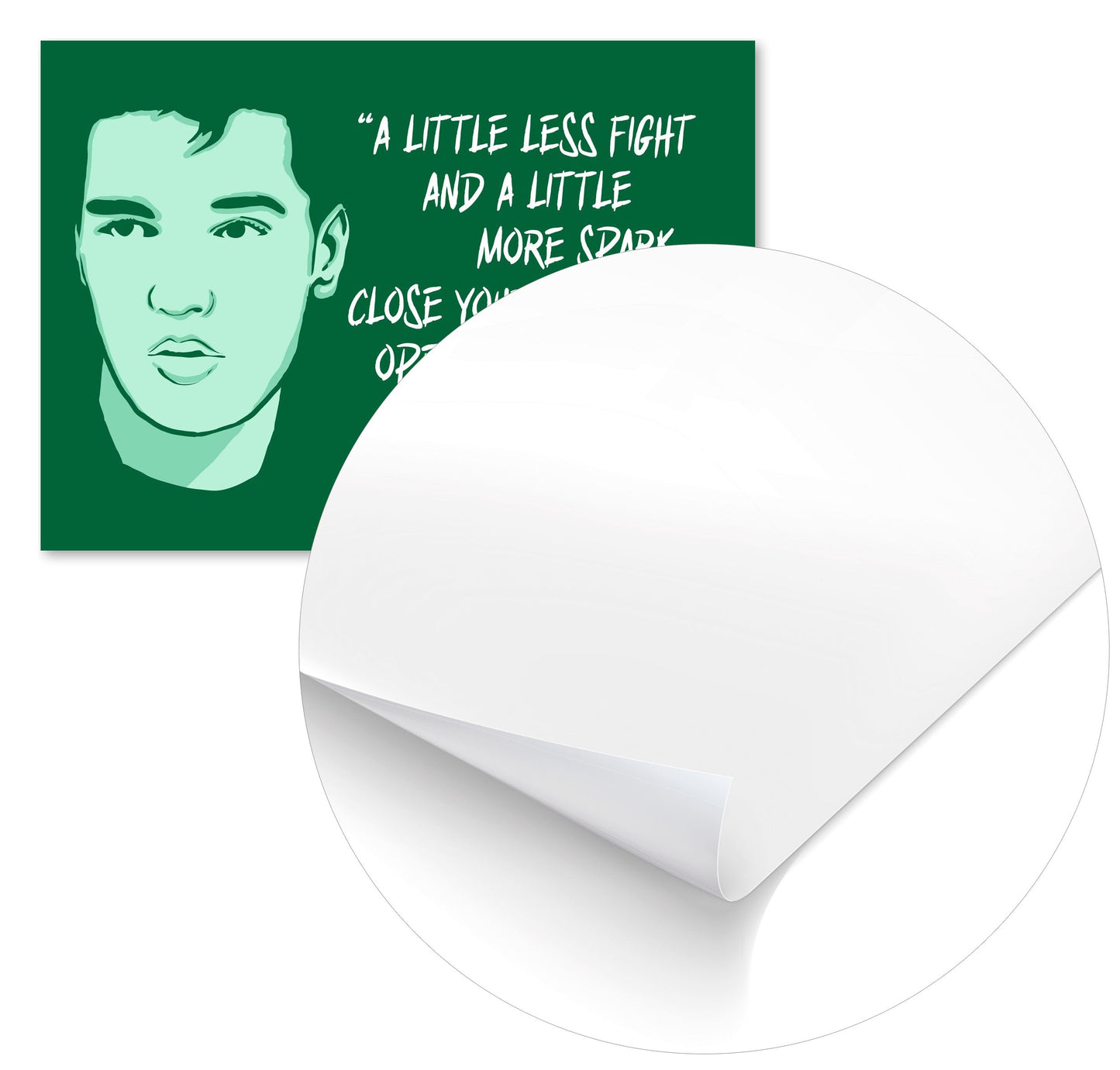 ELVIS PRESLEY ILLUSTRATION QUOTES - @RAMRAMCLUB
