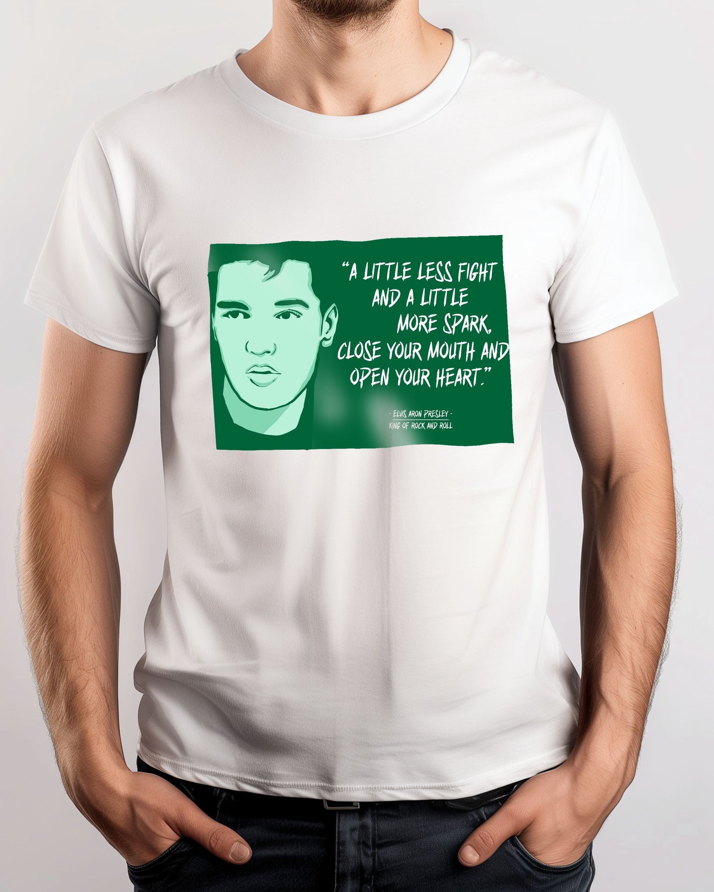 ELVIS PRESLEY ILLUSTRATION QUOTES - @RAMRAMCLUB