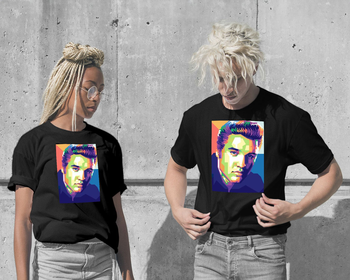 T-Shirt-Elvis Presley In Pop Art - @WpapArtist-wow.fan