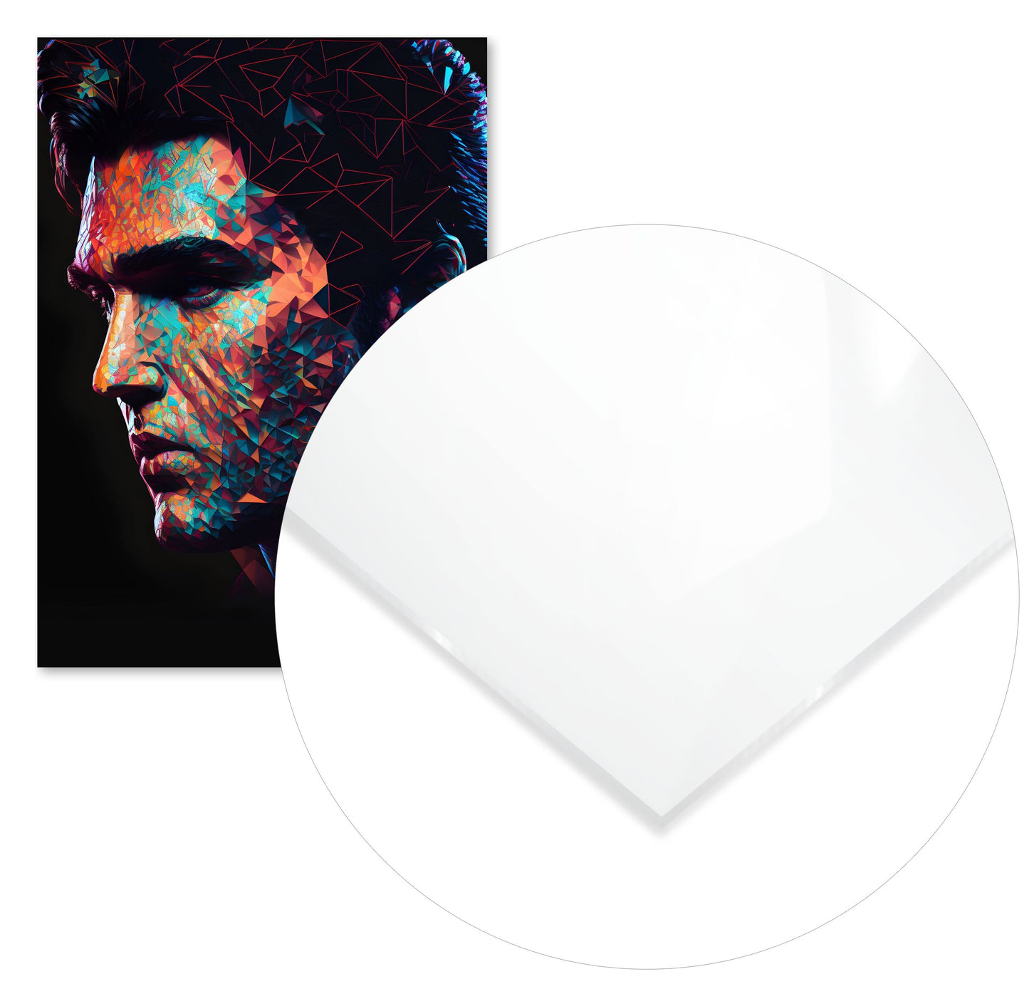 Elvis Presley Low Poly - @WpapArtist