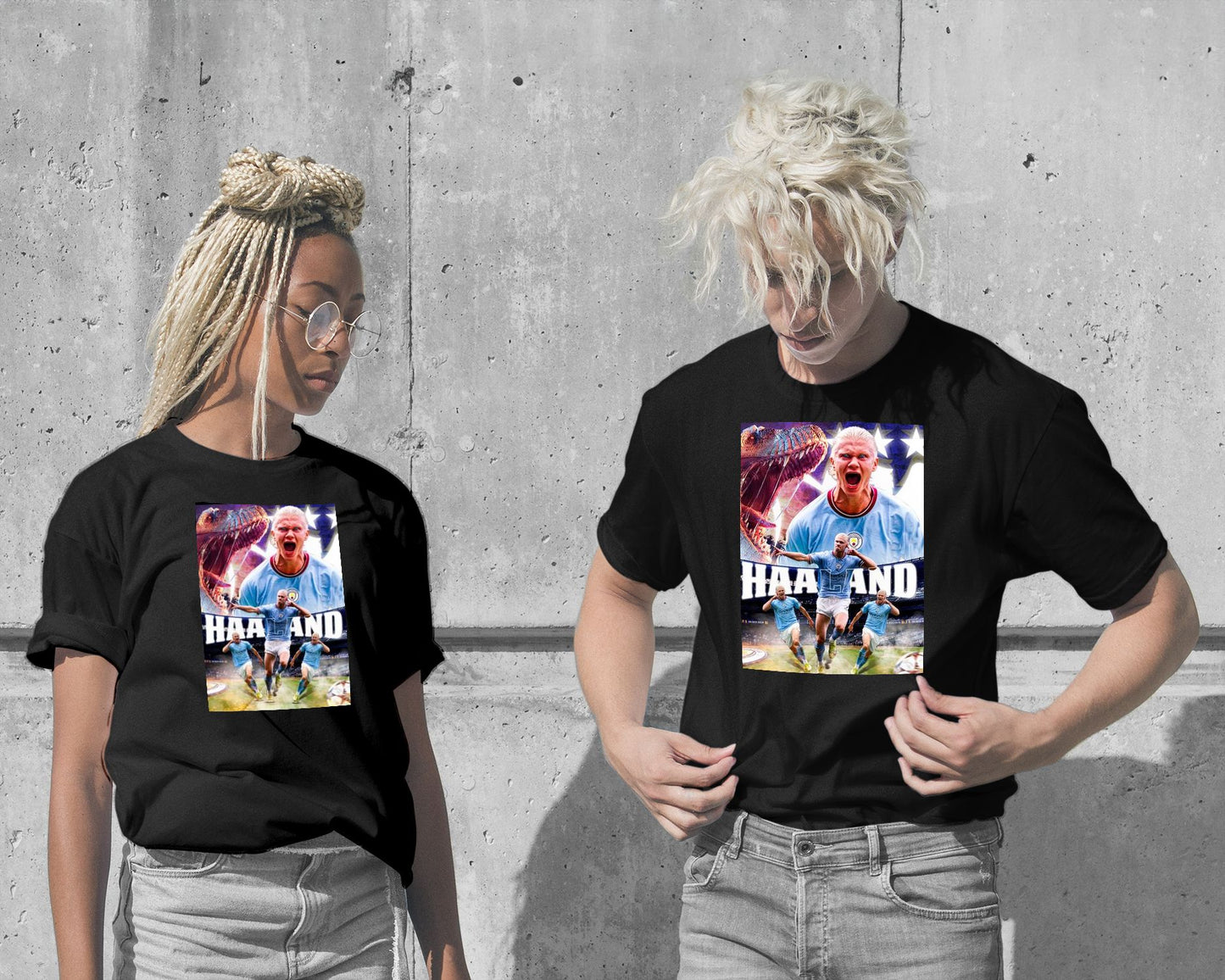 T-Shirt-Erling Braut Haaland - @ColorizeStudio-wow.fan