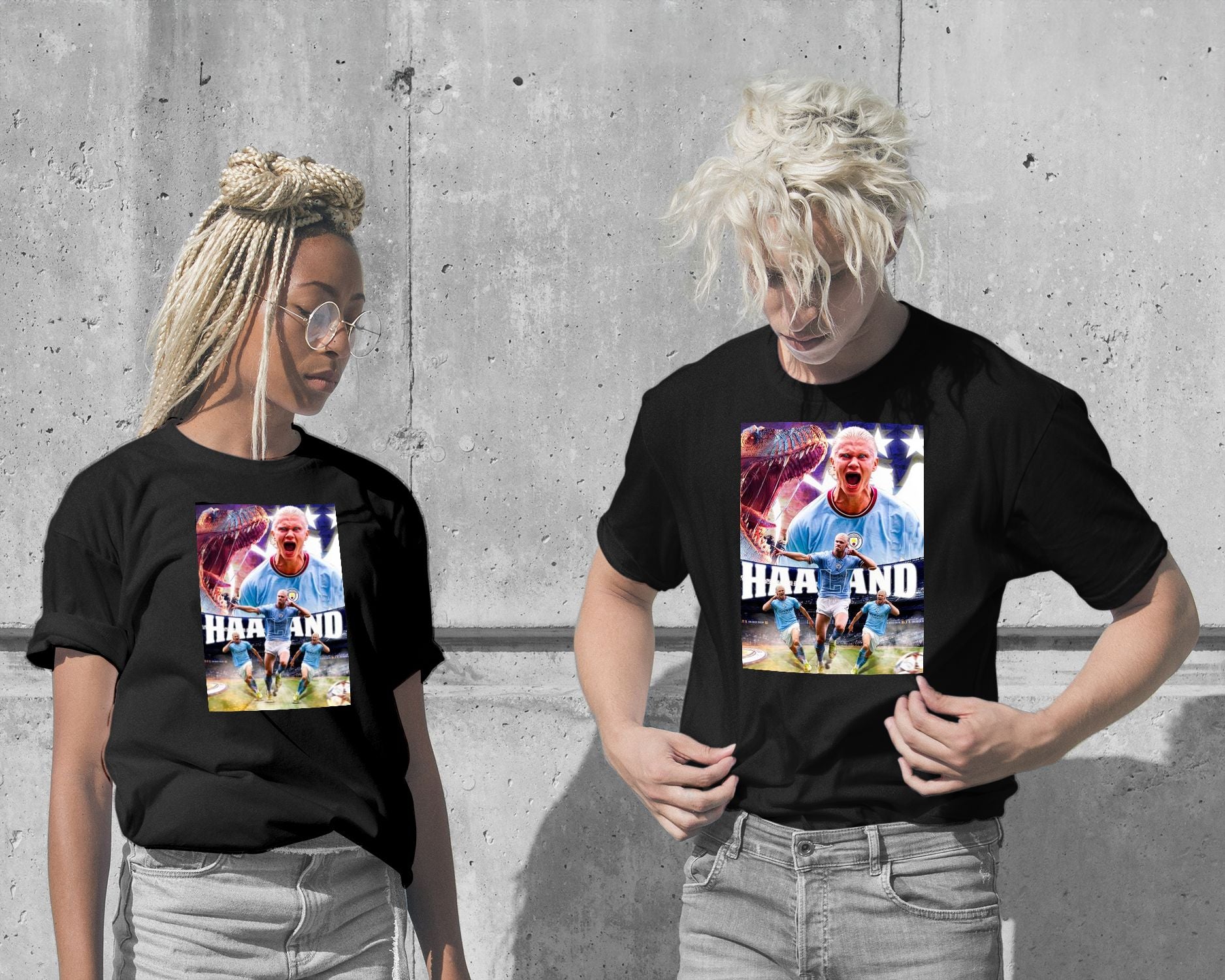 T-Shirt-Erling Braut Haaland - @ColorizeStudio-wow.fan