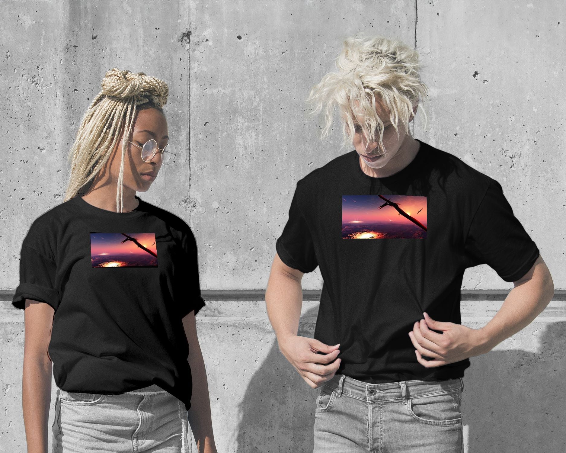 T-Shirt-Extinction of the Dinosaurs - @chusna-wow.fan