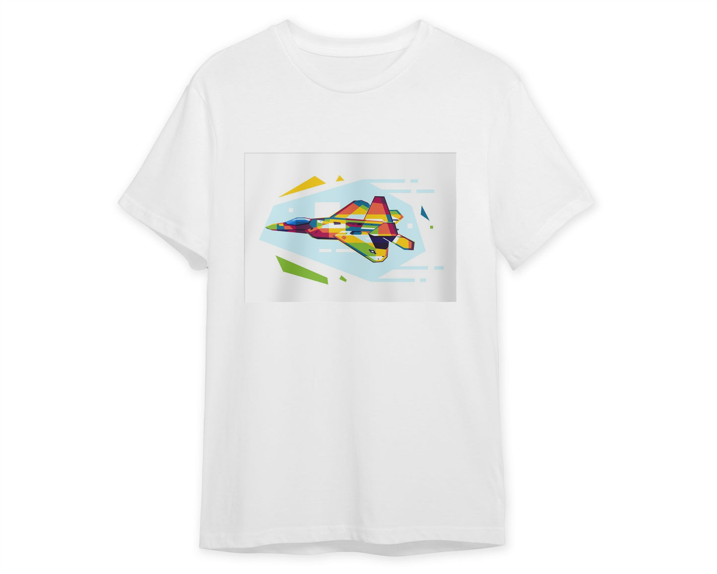 F-22 Raptor in WPAP Illustration - @lintank_popart