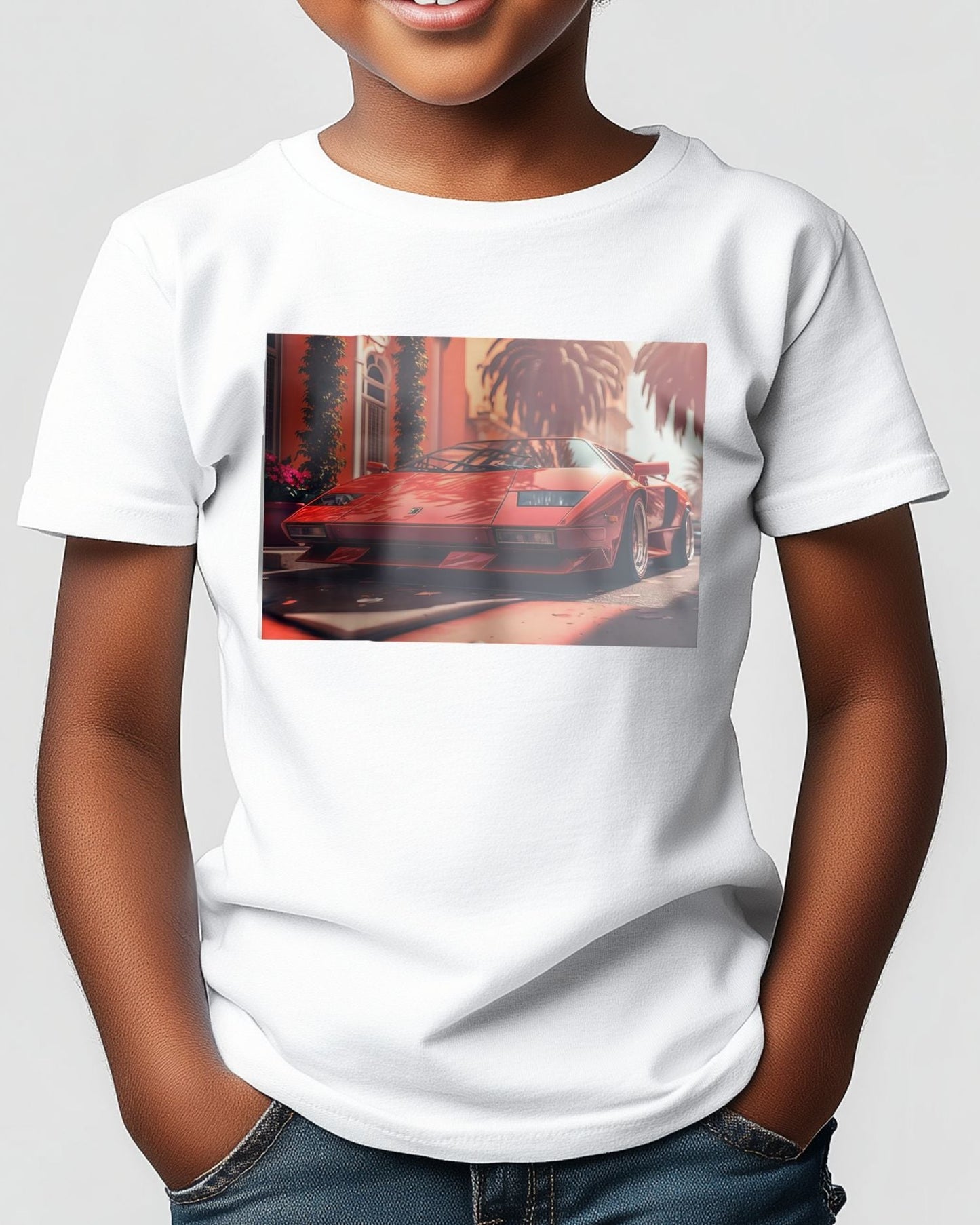 Tee Ferarri Diablo Synthwave - @LightCreative