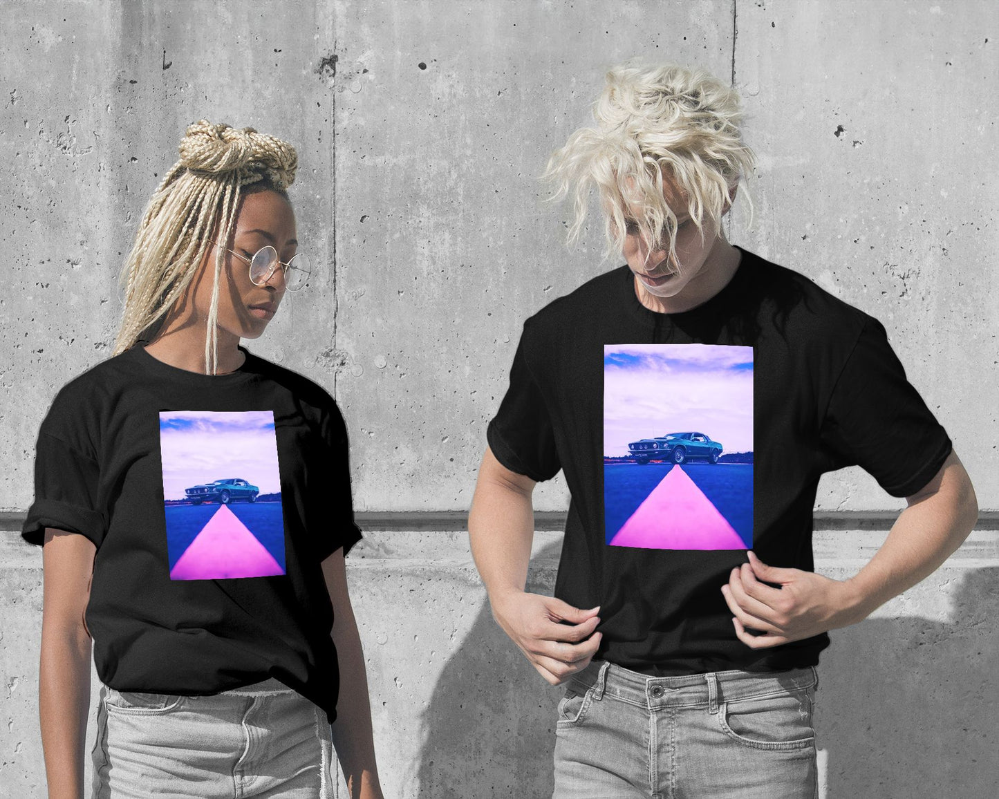 T-Shirt-Ford Mustang Mach 1 - @SpeedArt-wow.fan