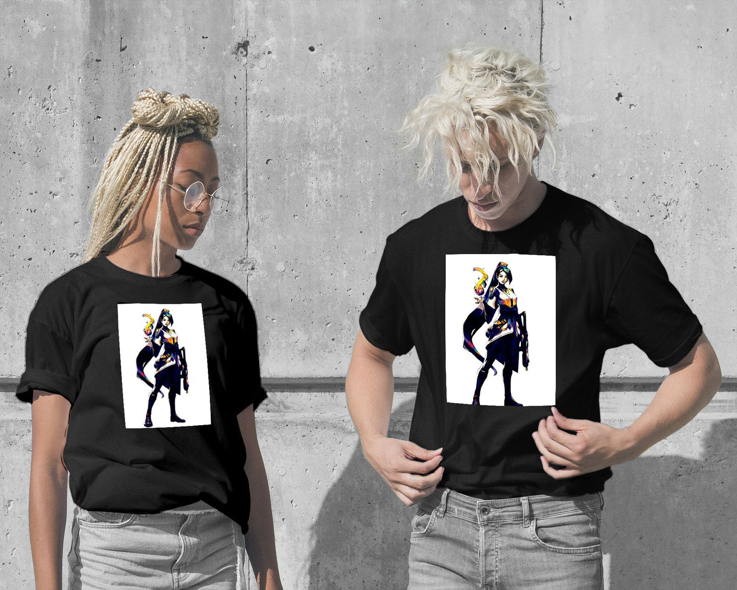T-Shirt-Fortnite gaming characters - @Sandy15-wow.fan