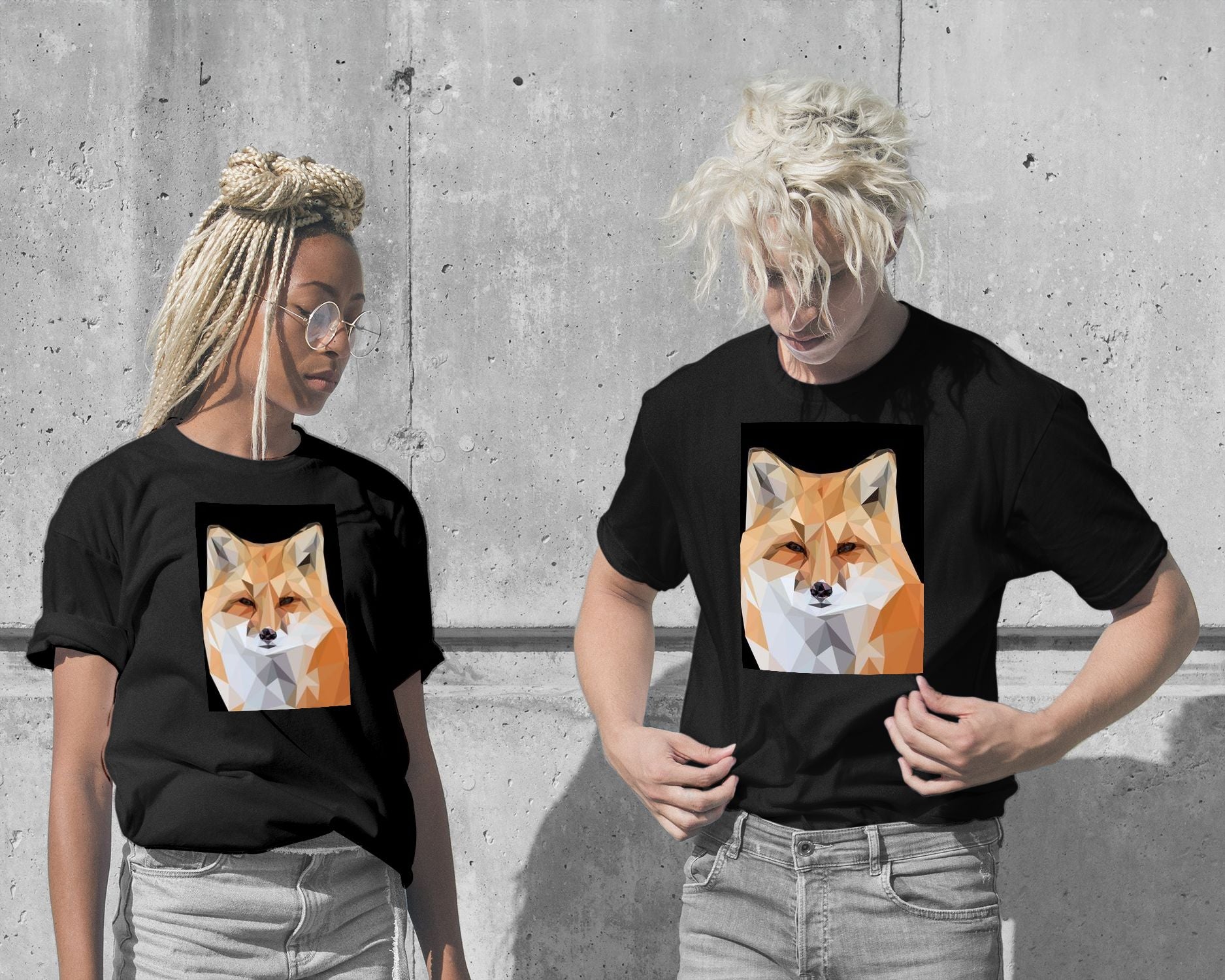 T-Shirt-fox pop art - @Artnesia-wow.fan