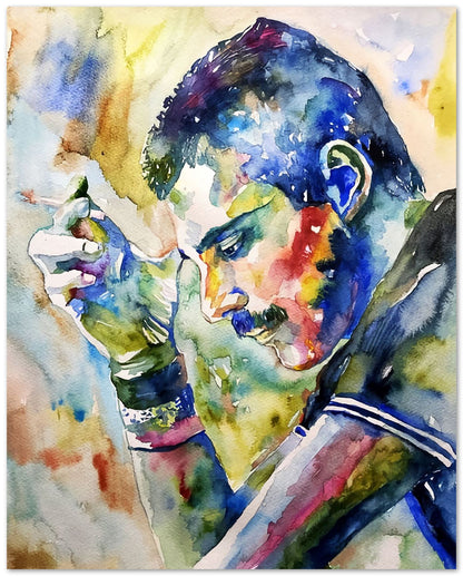 Freddie Mercury Painting - @AROMABOLD