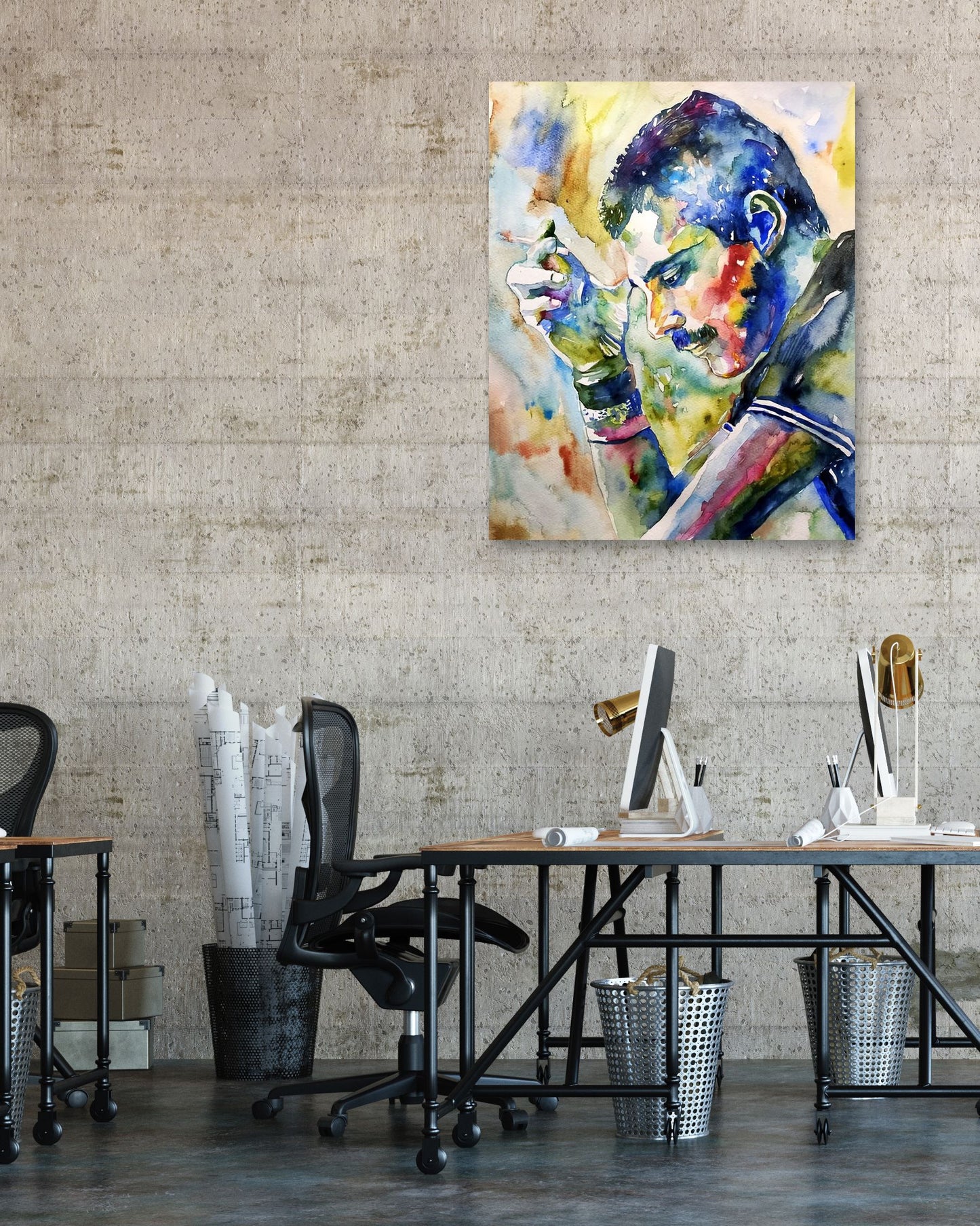 Freddie Mercury Painting - @AROMABOLD