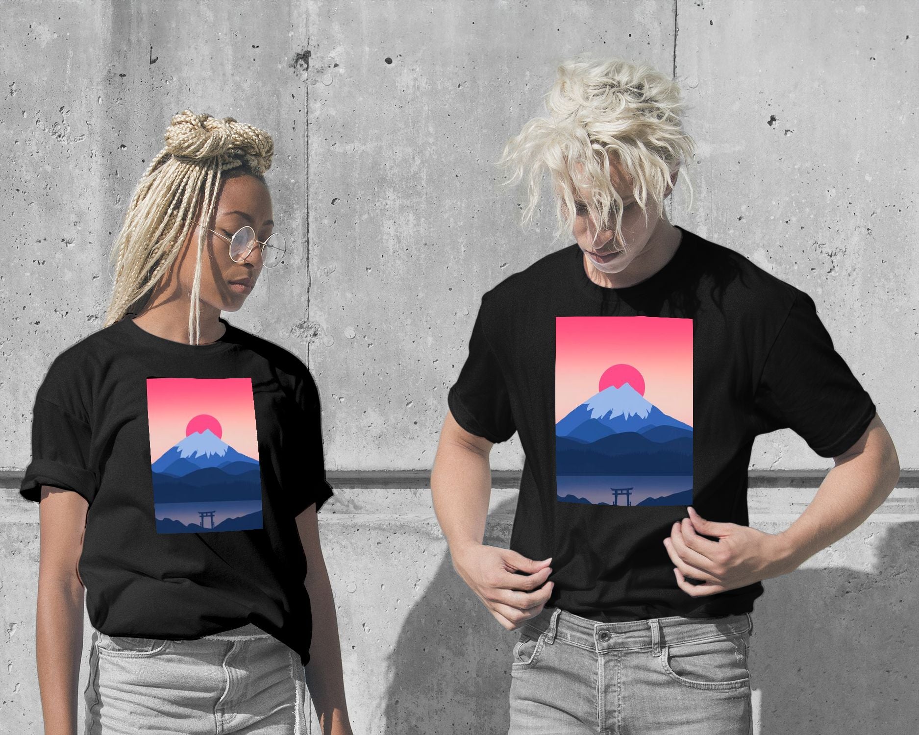 T-Shirt-Fuji mountains - @elzart-wow.fan