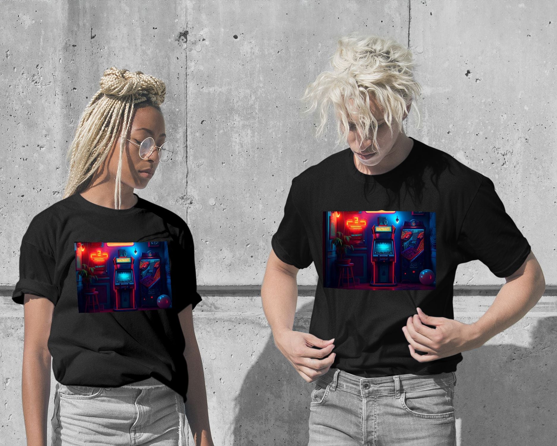 T-Shirt-Gaming Retro Synthwave 19 - @NotoCreative-wow.fan