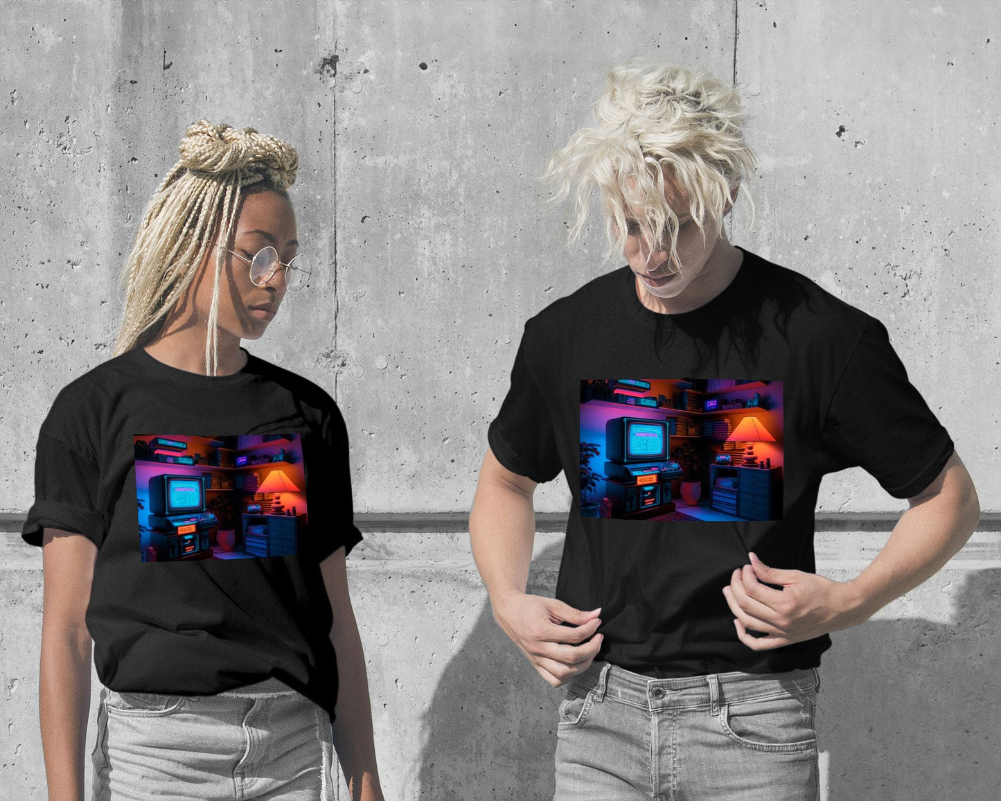 T-Shirt-Gaming Retro Synthwave 35 - @NotoCreative-wow.fan