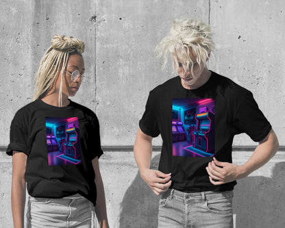 T-Shirt-Gaming Retro Synthwave 40 - @NotoCreative-wow.fan