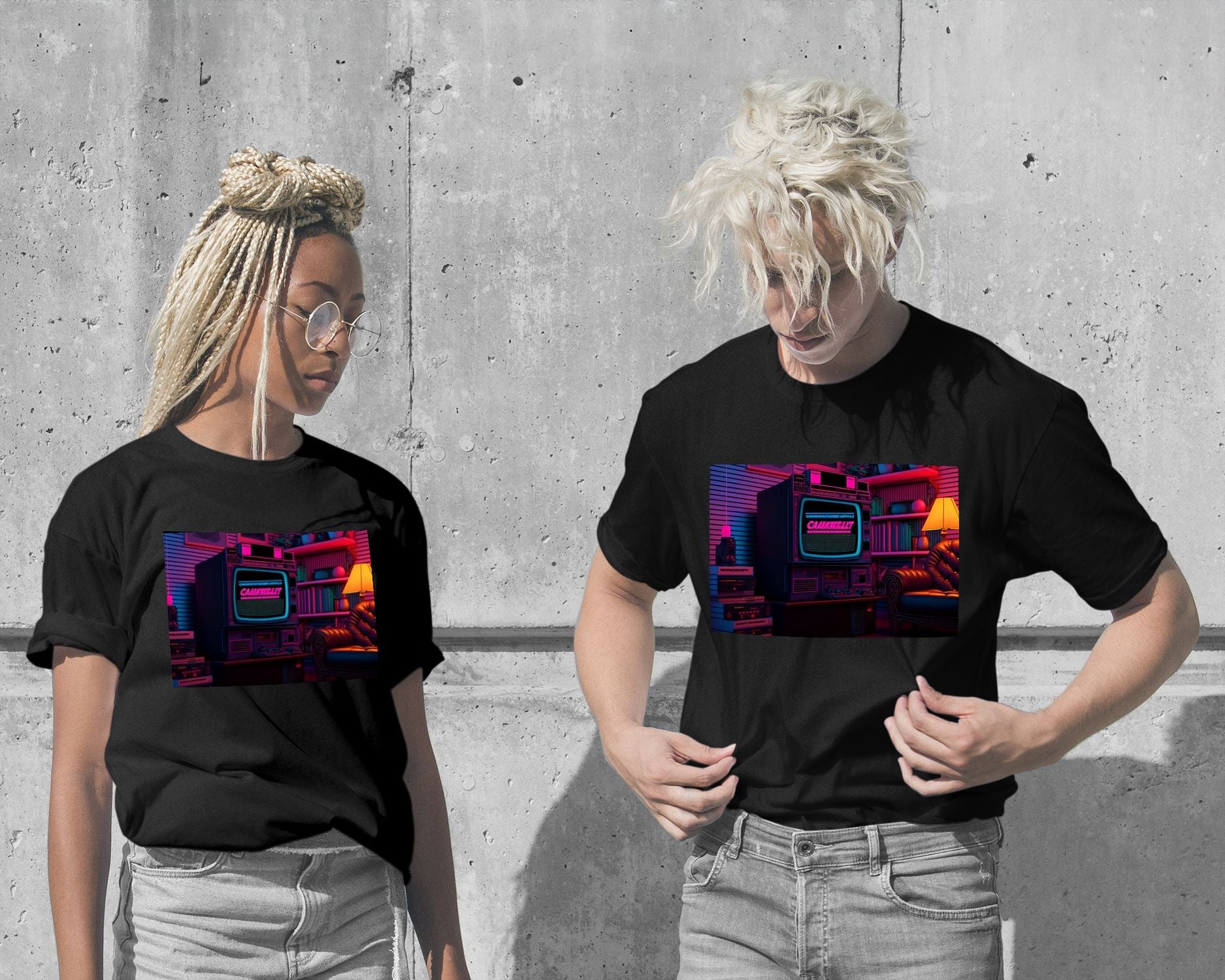 T-Shirt-Gaming Retro Synthwave 41 - @NotoCreative-wow.fan
