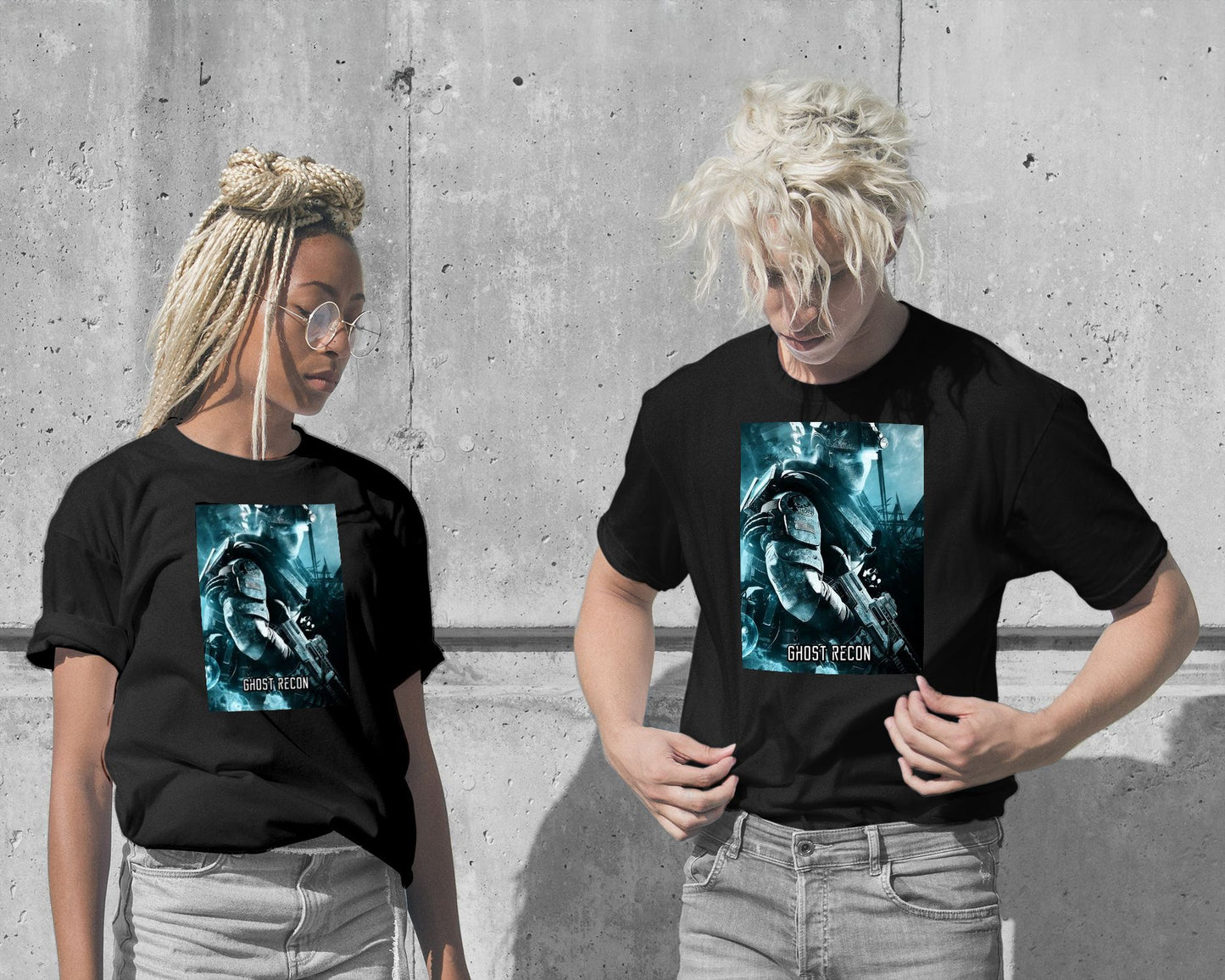 T-Shirt-Ghost Recon tactic shooter gaming - @SyanArt-wow.fan