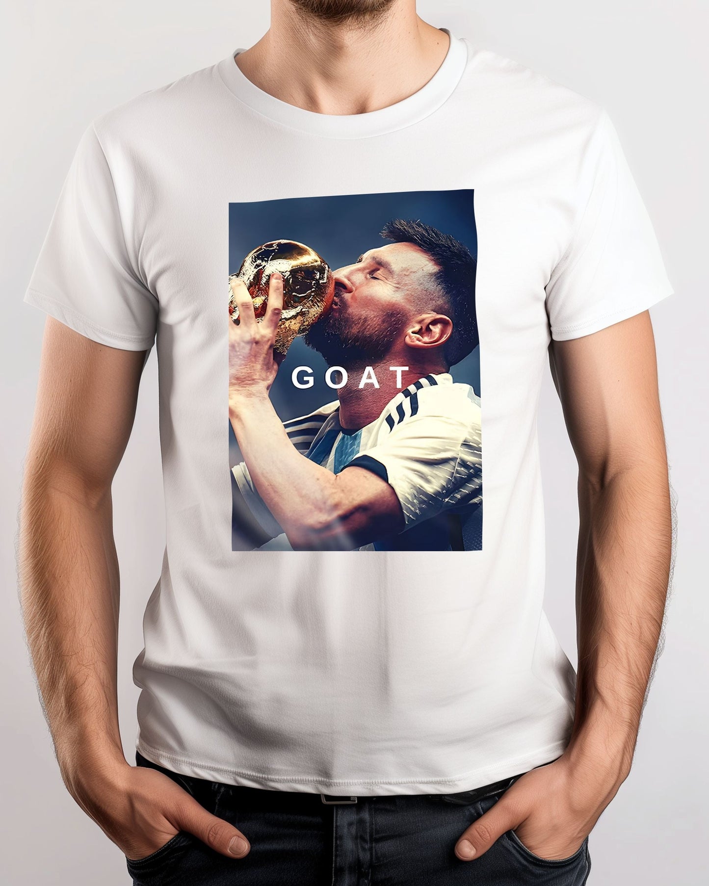 Tee GOAT Lionel Messi - @ArtStyle